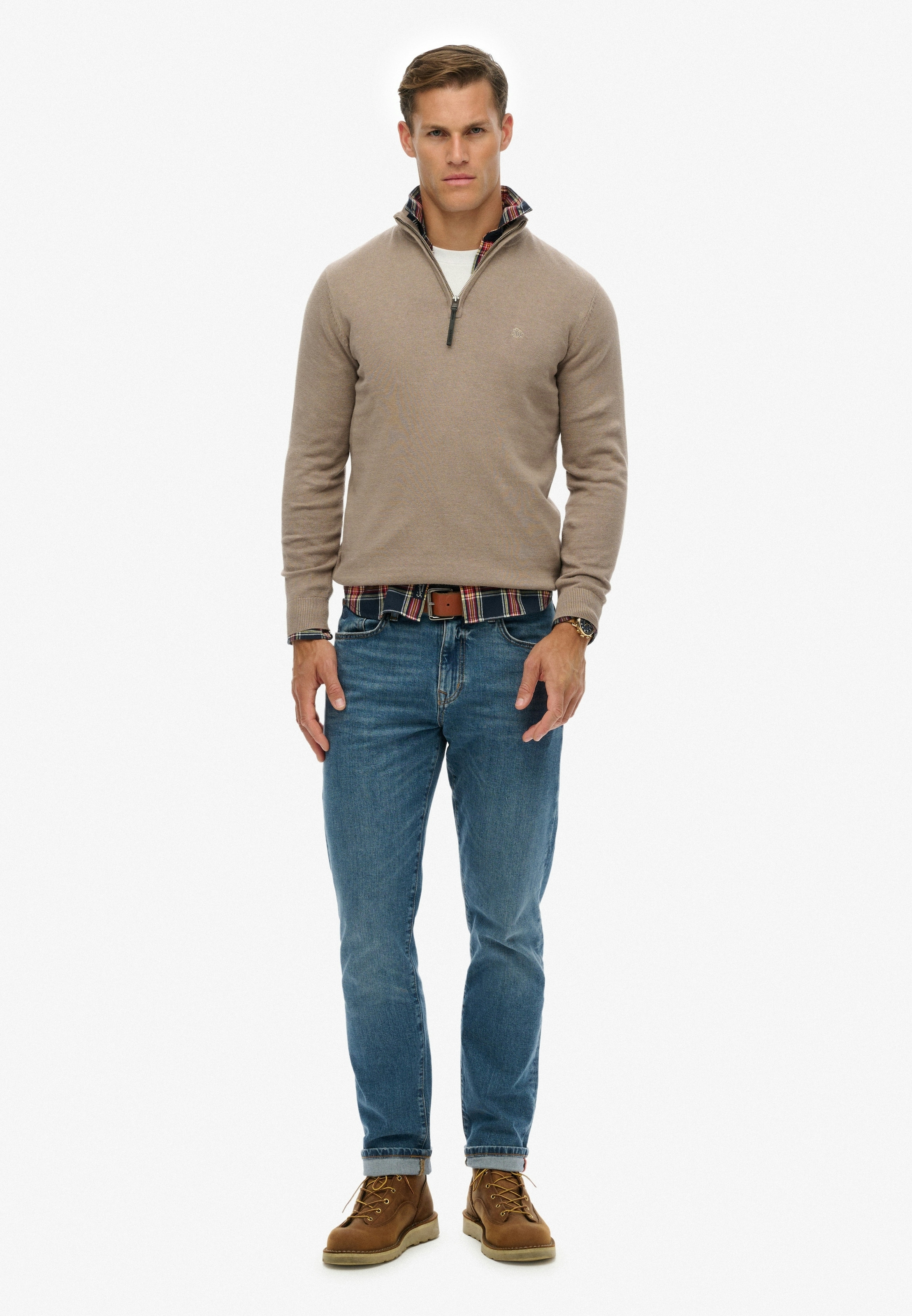 Superdry Troyer »ESSENTIALS COTTON HALF ZIP«