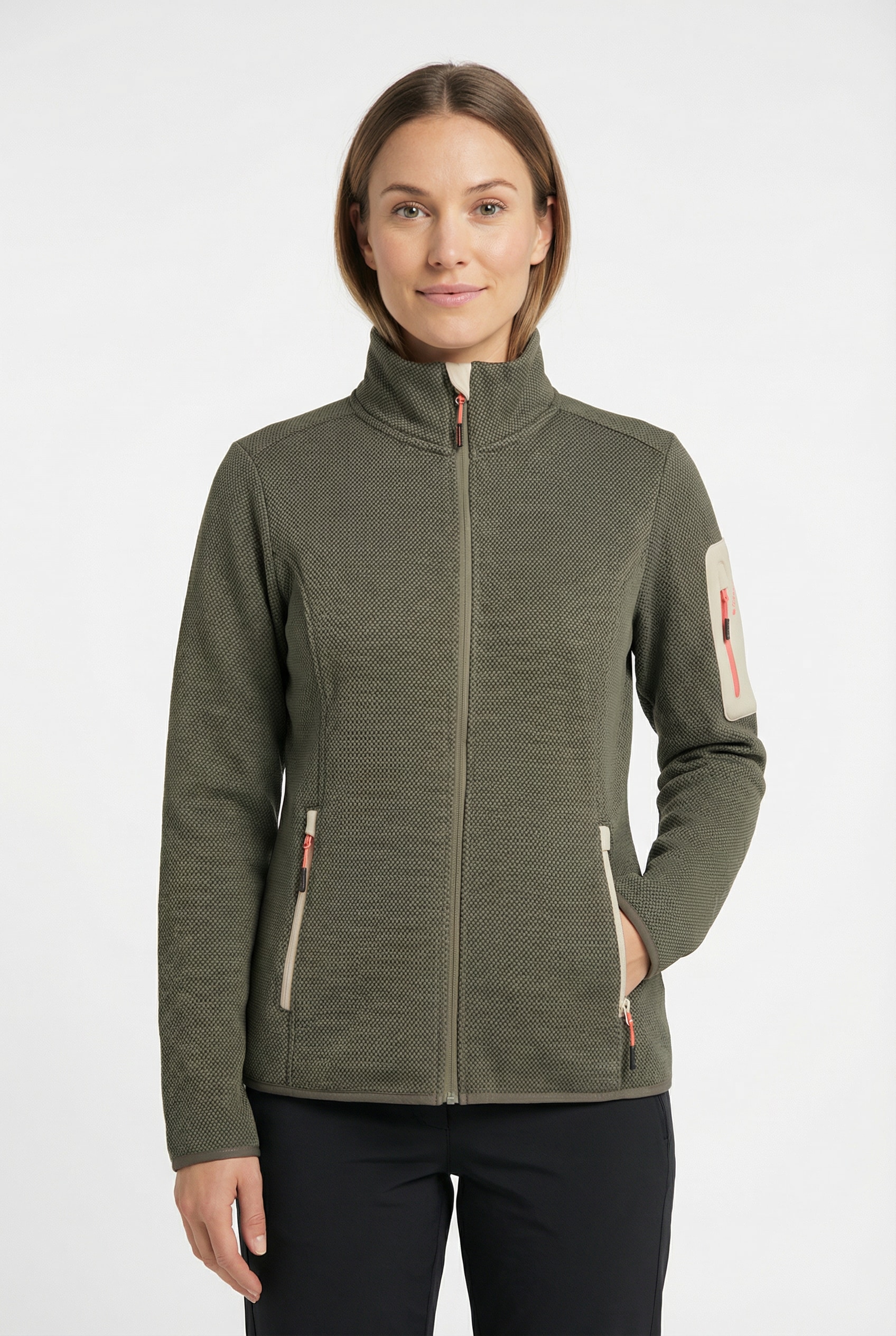 Icepeak Fleecejacke »BOWERSVILLE« sportlicher Stil, leichtes Thermal-Material, schnell trocknend