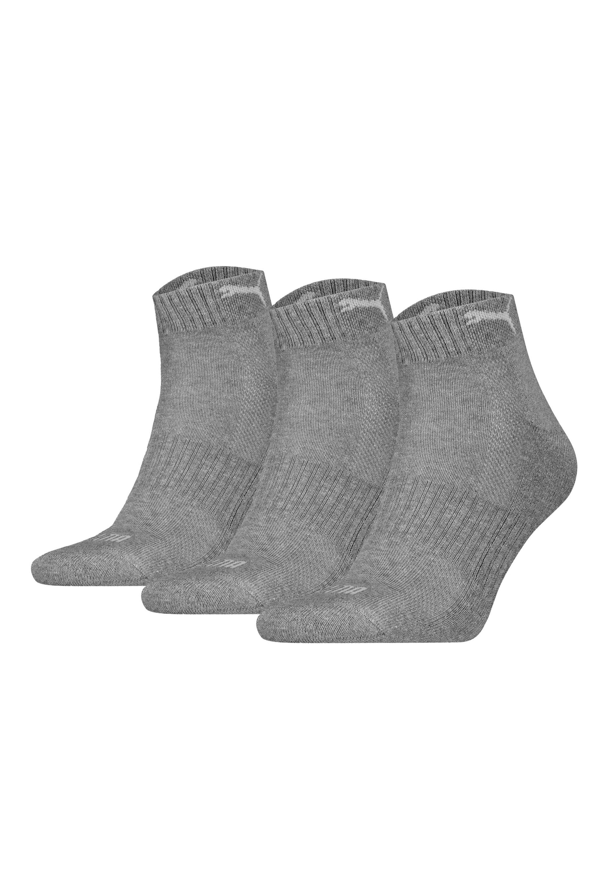PUMA Kurzsocken »Socken Cushioned Quarter 3P 3er Pack«