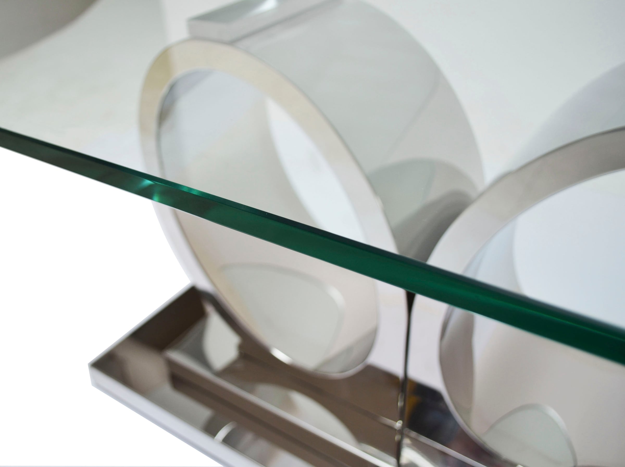 Leonique Esstisch »Aspen«, Esstisch, Glasplatte, Chrom, 200x100x76 cm, modern, pflegeleicht