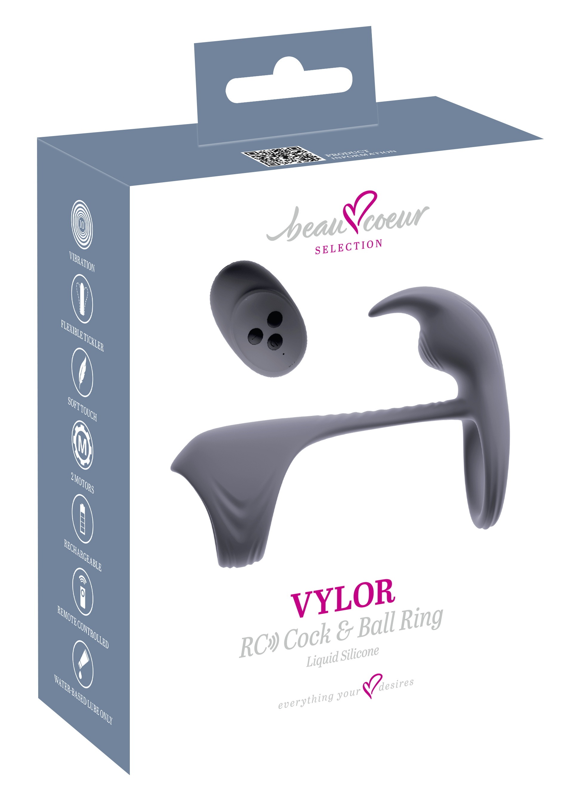 Beau Coeur Penisring »Penismanschette VYLOR RC Cock & Ball Ring«