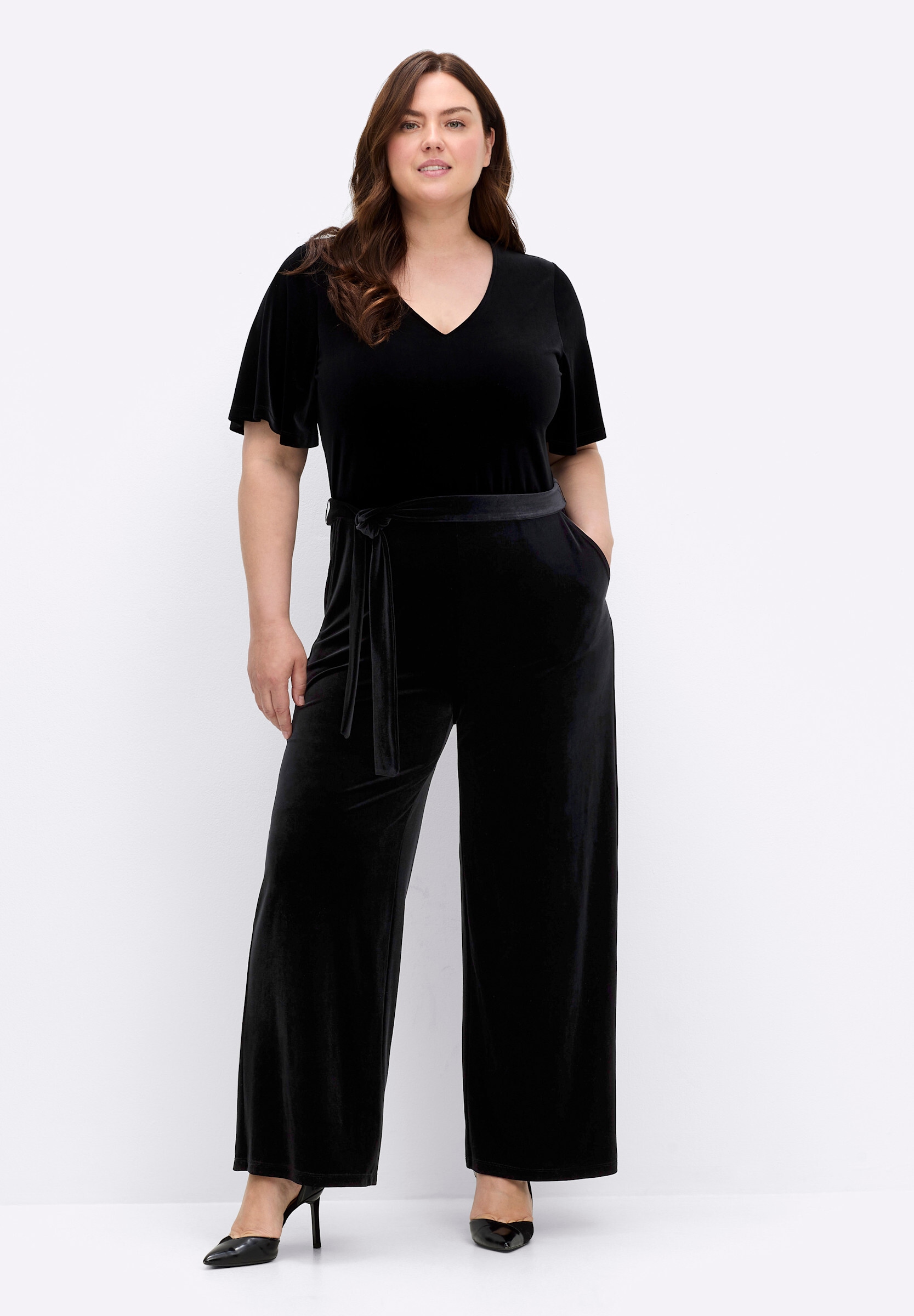 sheego by Joe Browns Jumpsuit »Overall Overall mit Flügelärmeln«