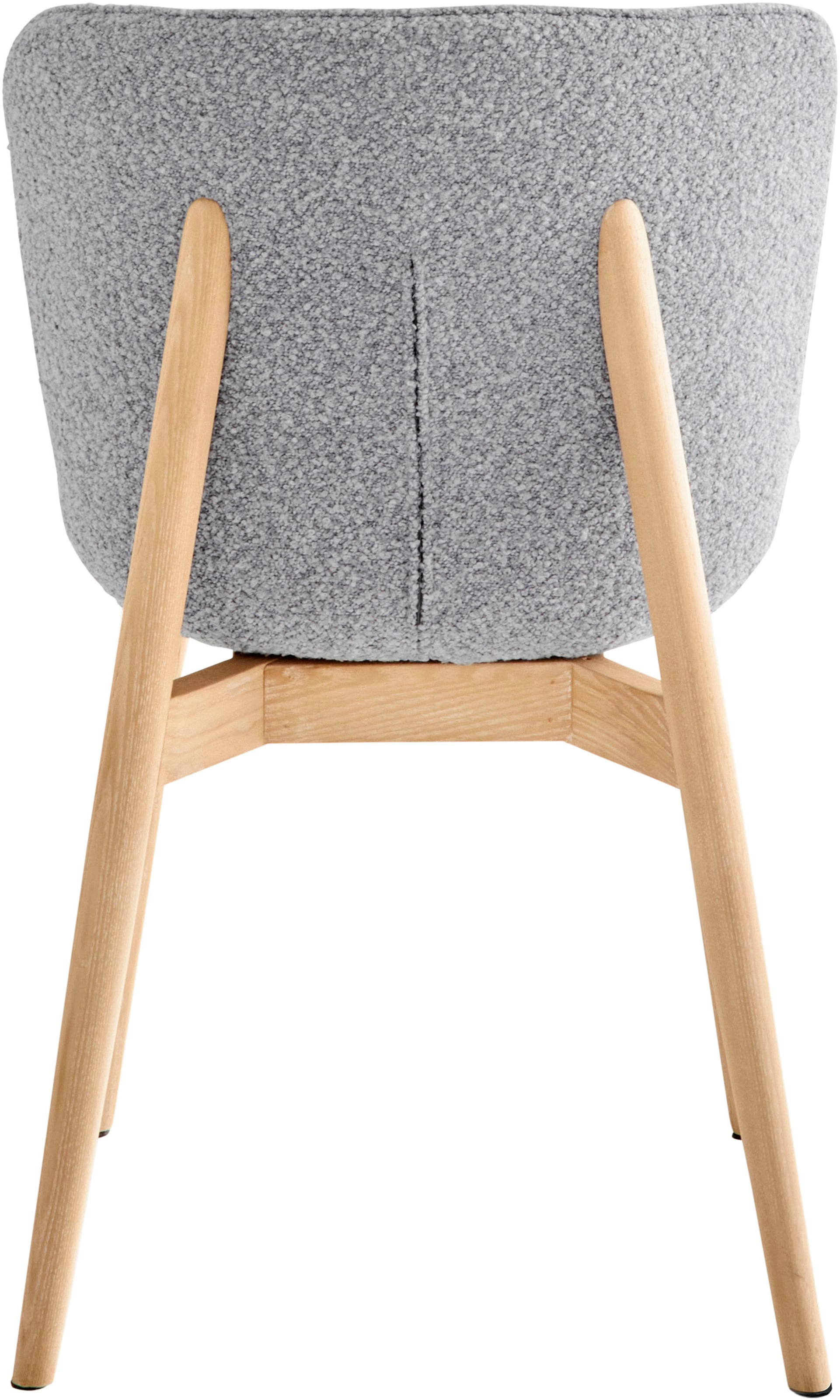 s.Oliver Esszimmerstuhl »Kailee«, (Set), 2 St., Bouclé, weicher Bouclé-Bezug, ergonomischem Design, Eschenholzgestell