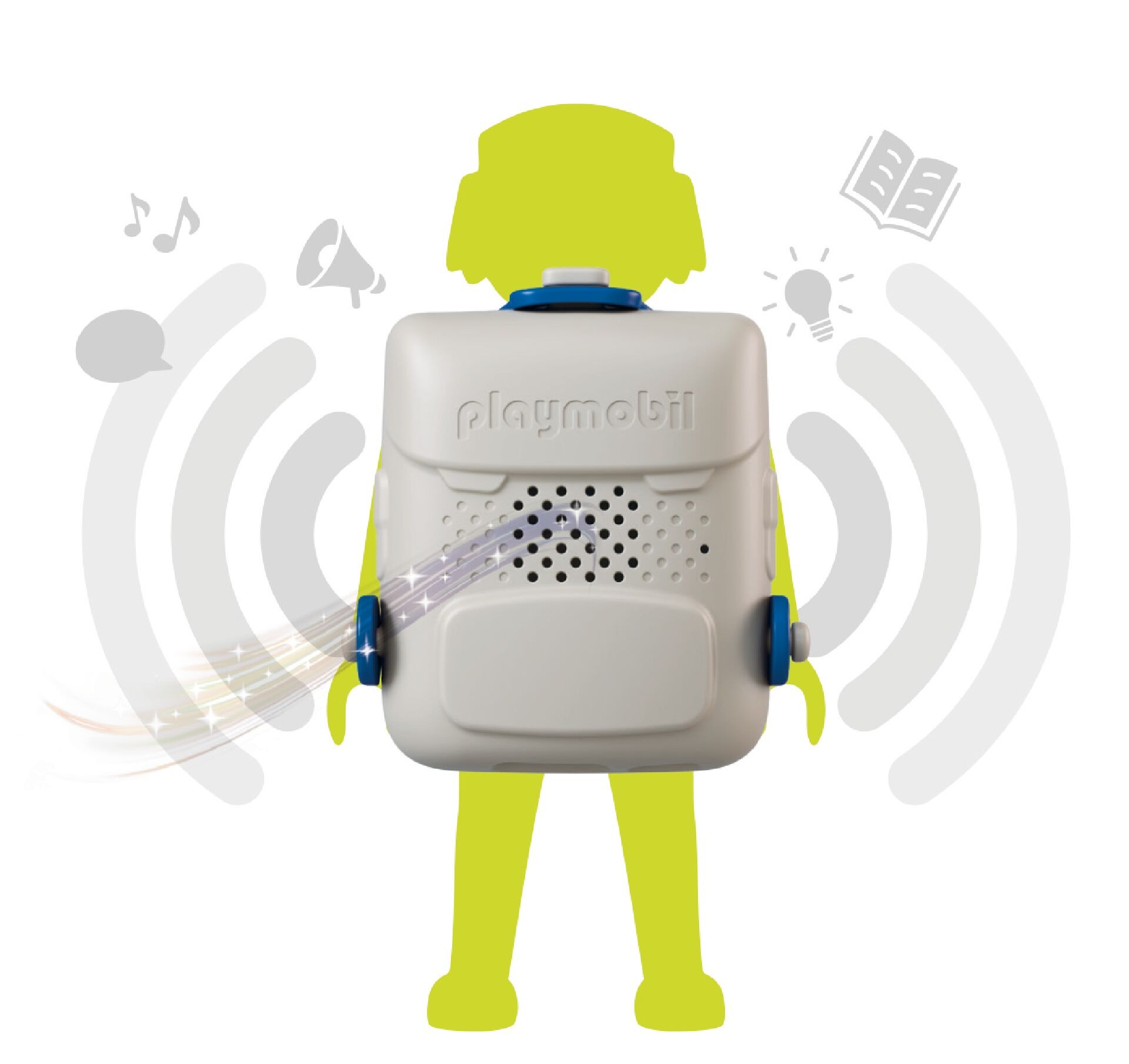 Playmobil® Konstruktions-Spielset »Playmobil Hi! Interaktiver Backpack (72248)« Made in Europe