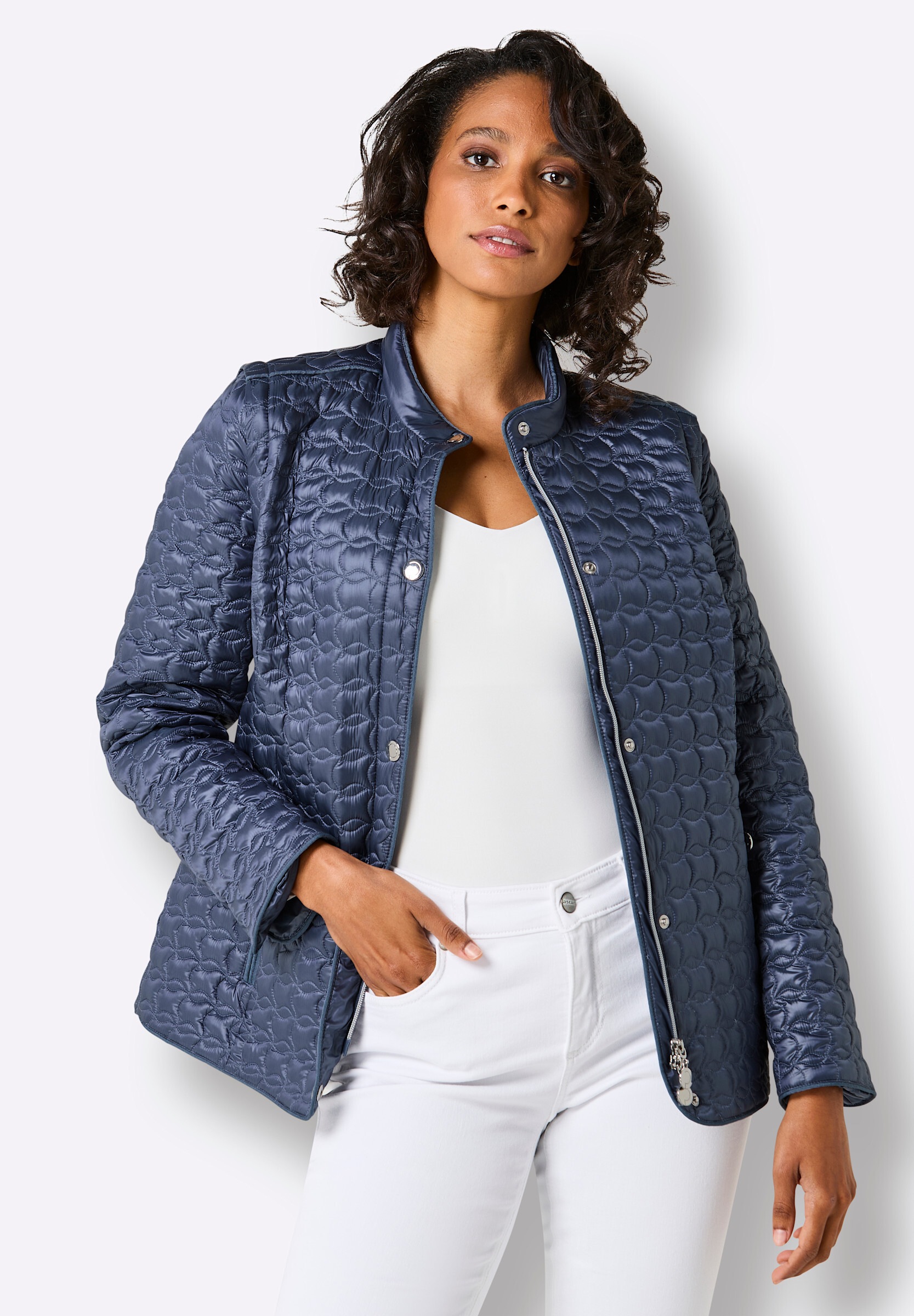 creation L Daunenjacke »Daunen-Jacke Leichtdaunenjacke mit abnehmbaren Ärmeln« keine Angabe