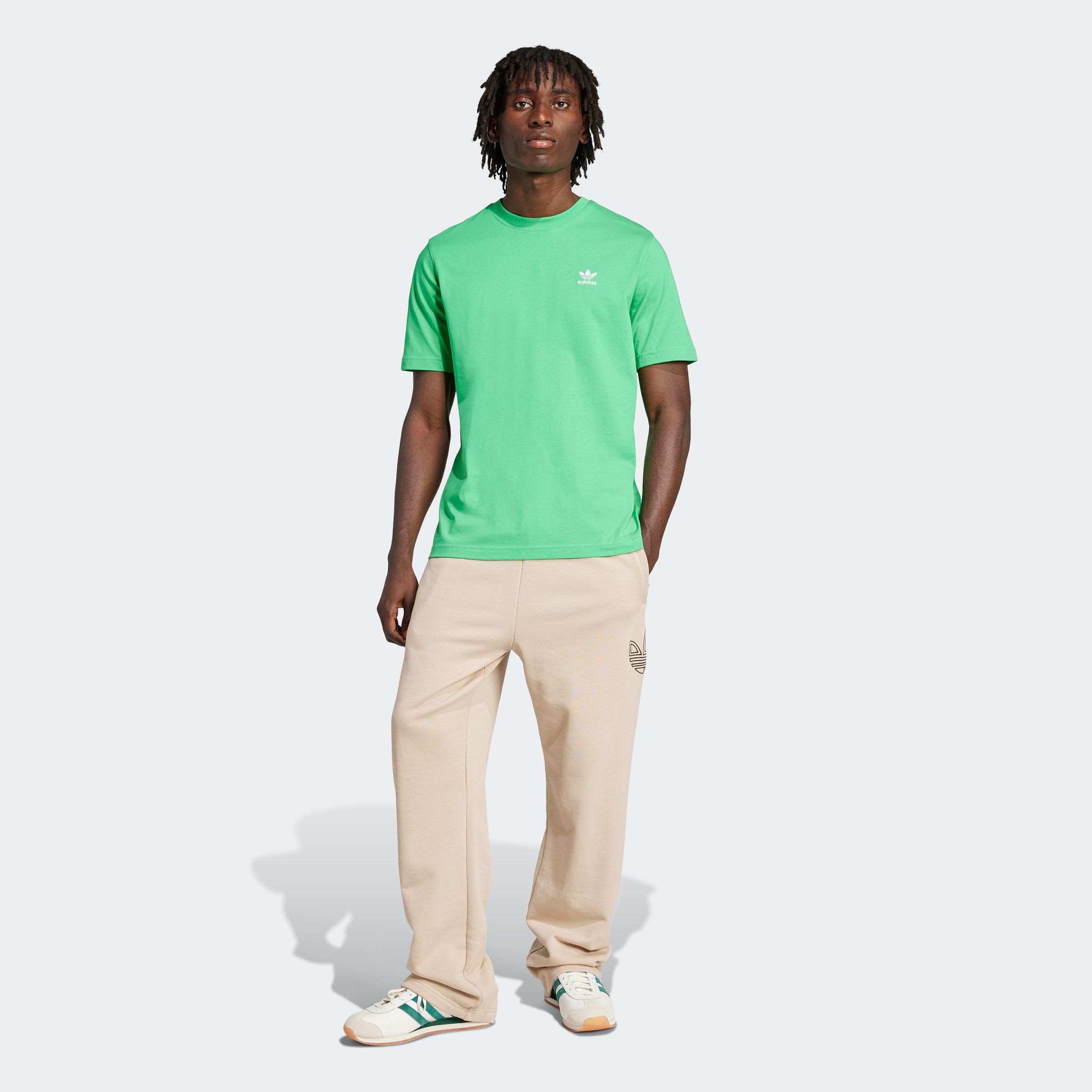 adidas Originals T-Shirt »TREFOIL ESS TEE«, drei Streifen Essentials Shirt mit Trefoil Logo