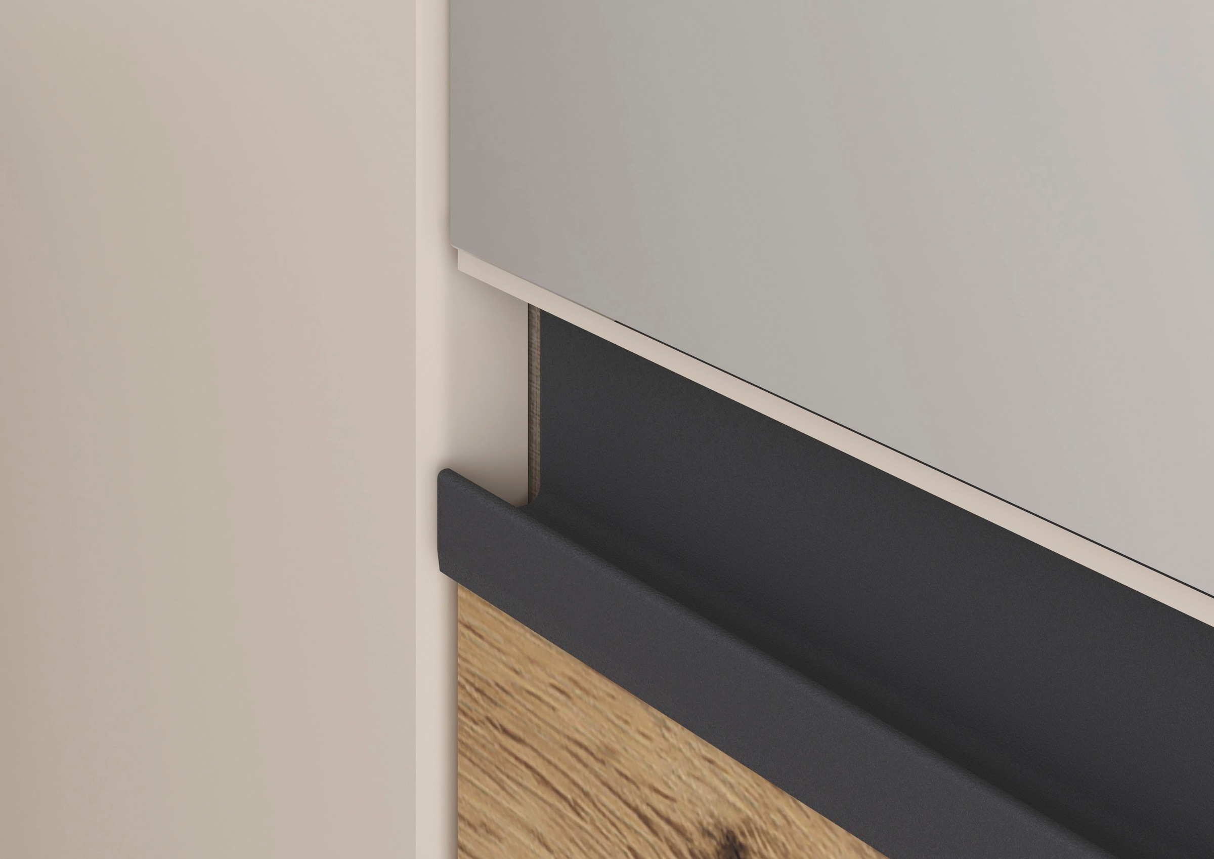 rauch Drehtürenschrank »Kleiderschrank Schrank Garderobe COSTA in den Breiten 91/136/181 cm« in 3 Ausstattungen BASIC/CLASSIC/PREMIUM,  viel Platz, grifflose Front und Push-to-Open Funktion MADE IN GERMANY