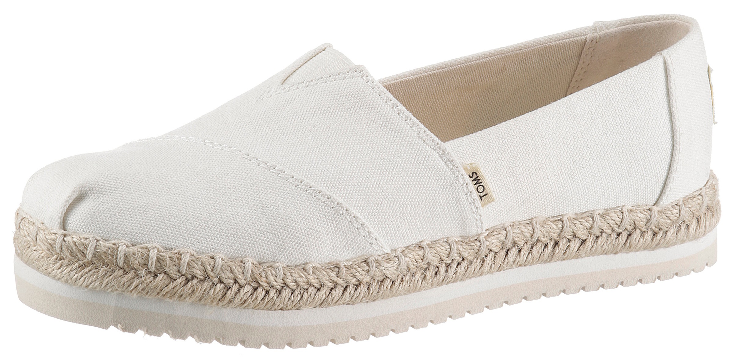 TOMS Espadrille »ALPARGATA PLATFORM ROPE«, mit typischen Jute-Rahmen