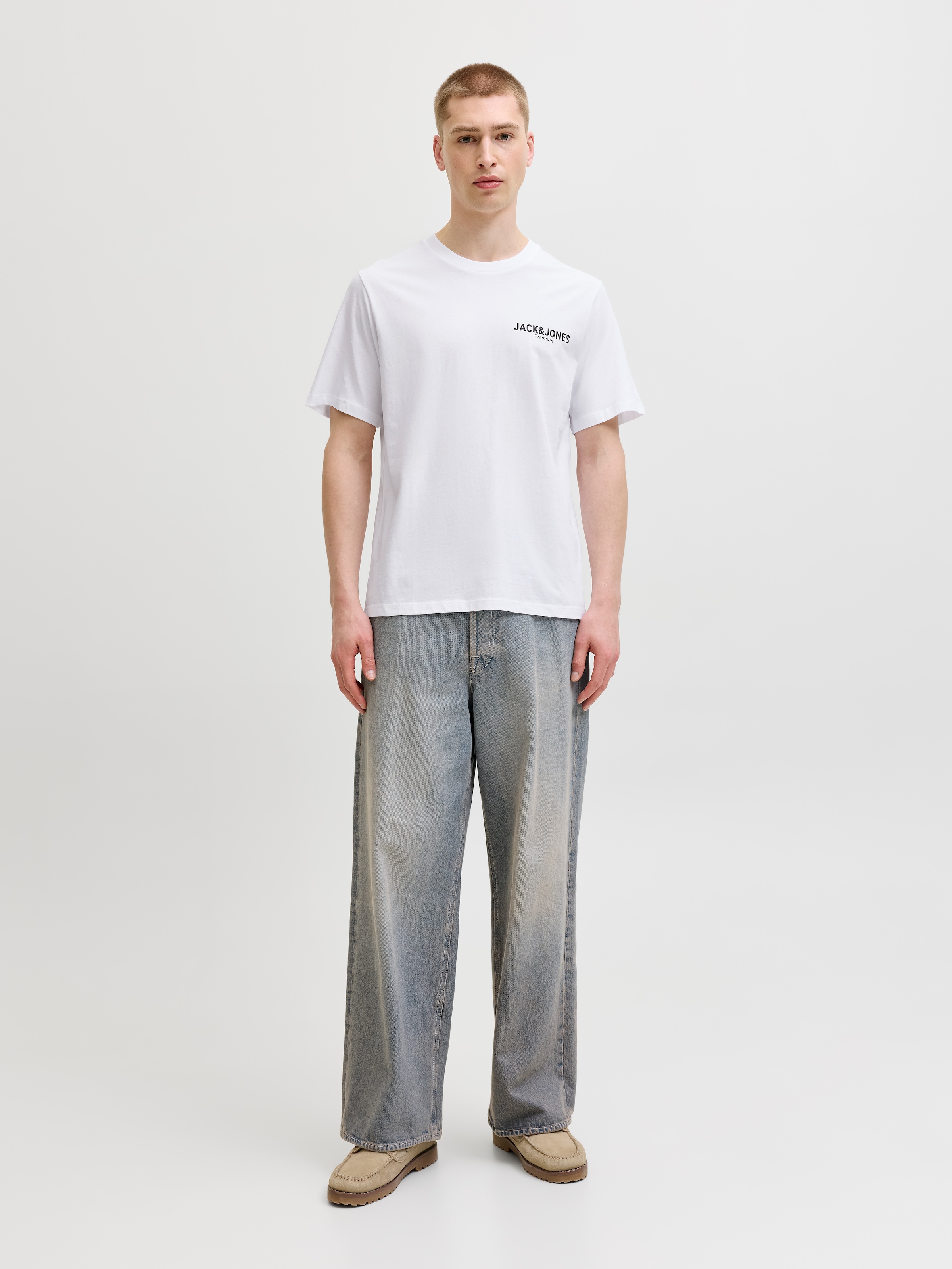 Jack & Jones Rundhalsshirt »JPRBLAOSCAR SS TEE FST 3PK MP« Packung, 3