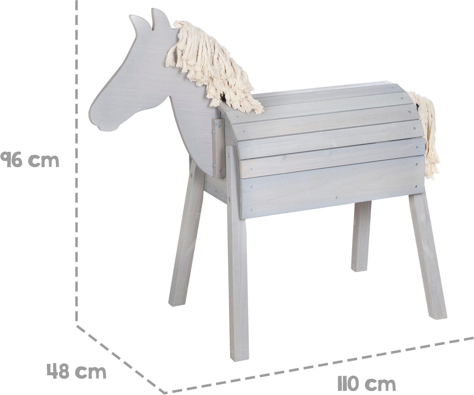 roba® Holzpferd »Sheddie« Outdoor
