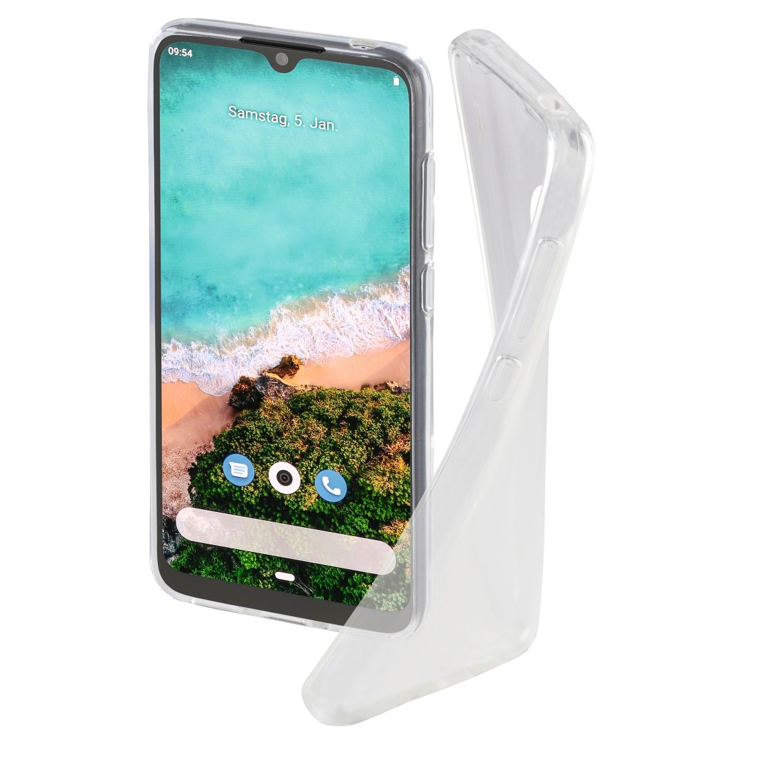 Hama Cover, Hülle für Xiaomi Mi A3, Transparent