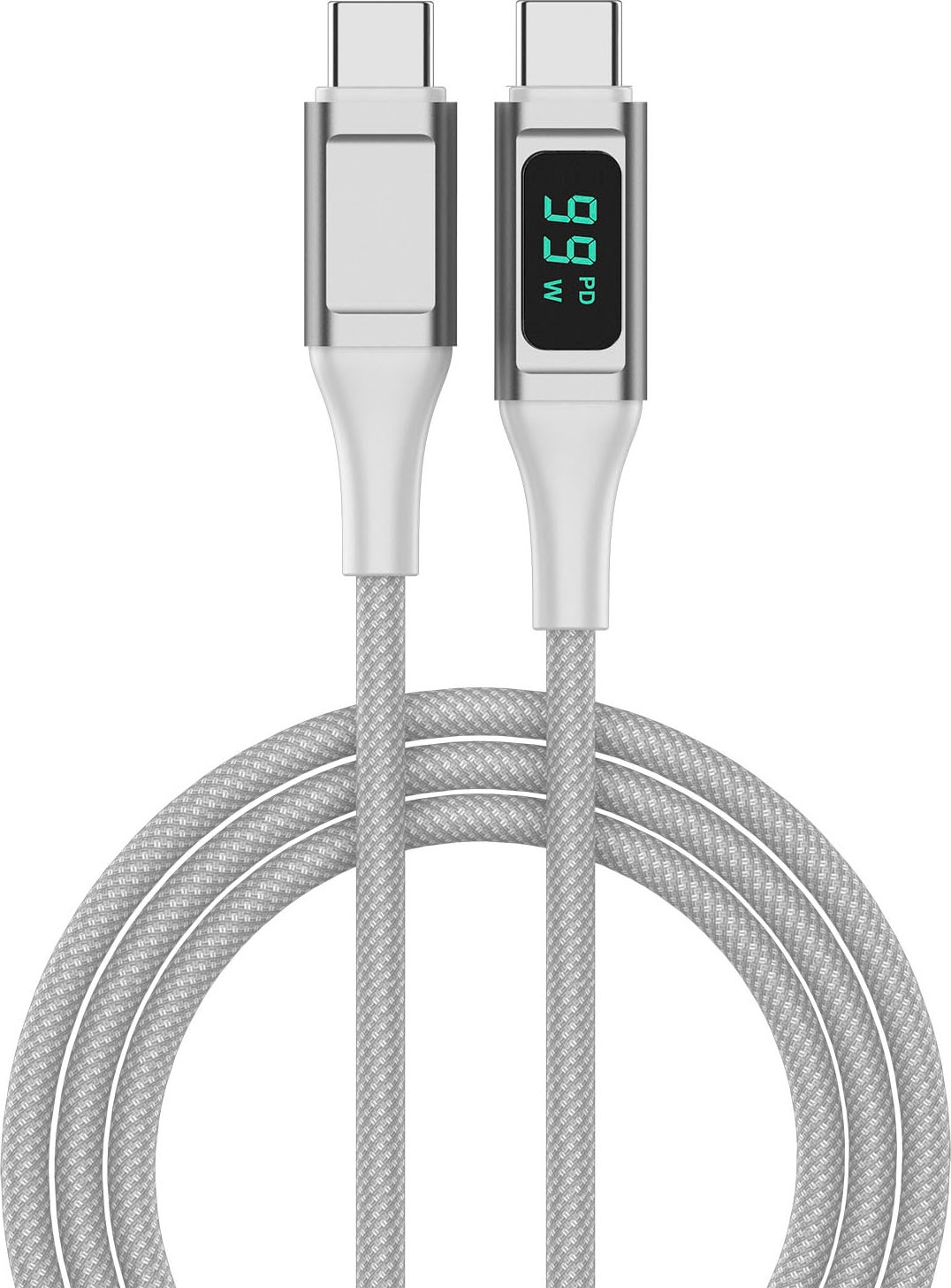 4smarts USB-Kabel »USB-C auf USB-C Kabel DigitCord 100W 1,5m«, 150 cm