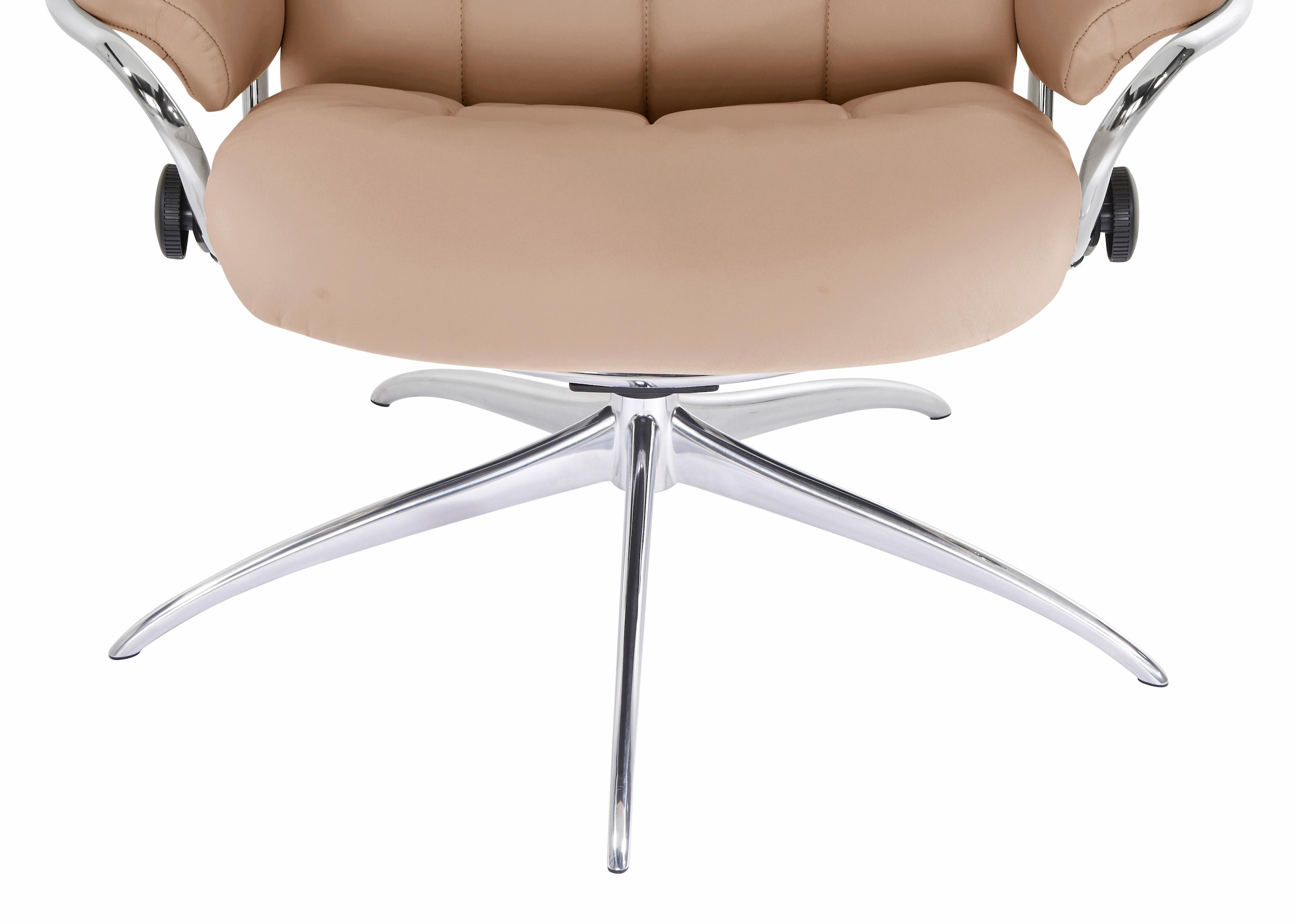 Stressless® Relaxsessel »London«, (Set, Relaxsessel mit Hocker), mit Hocker, High Back, mit Star Base, Gestell Chrom