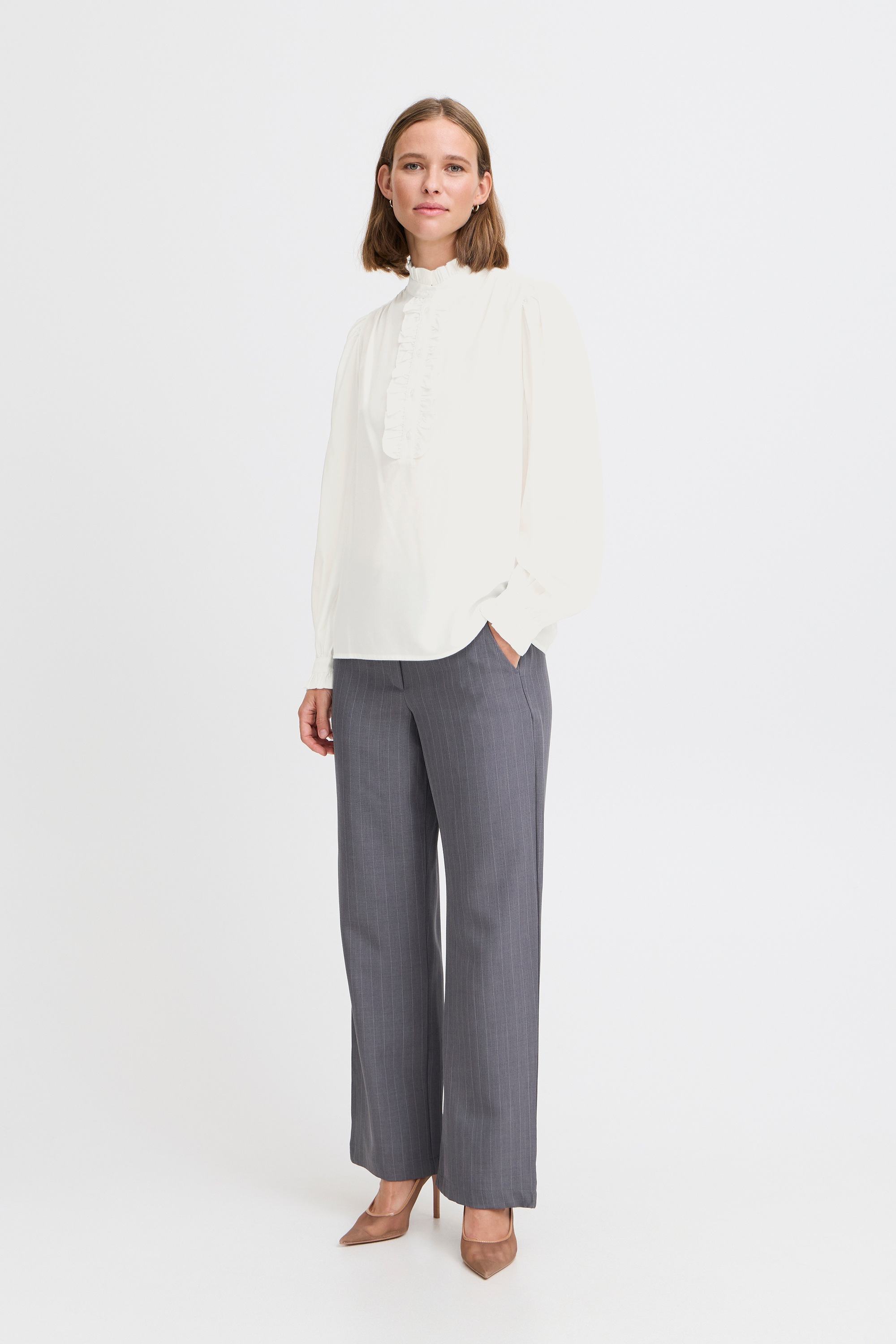 b.young Kurzarmbluse »Damen Kurzarm-Bluse BYFENJA«