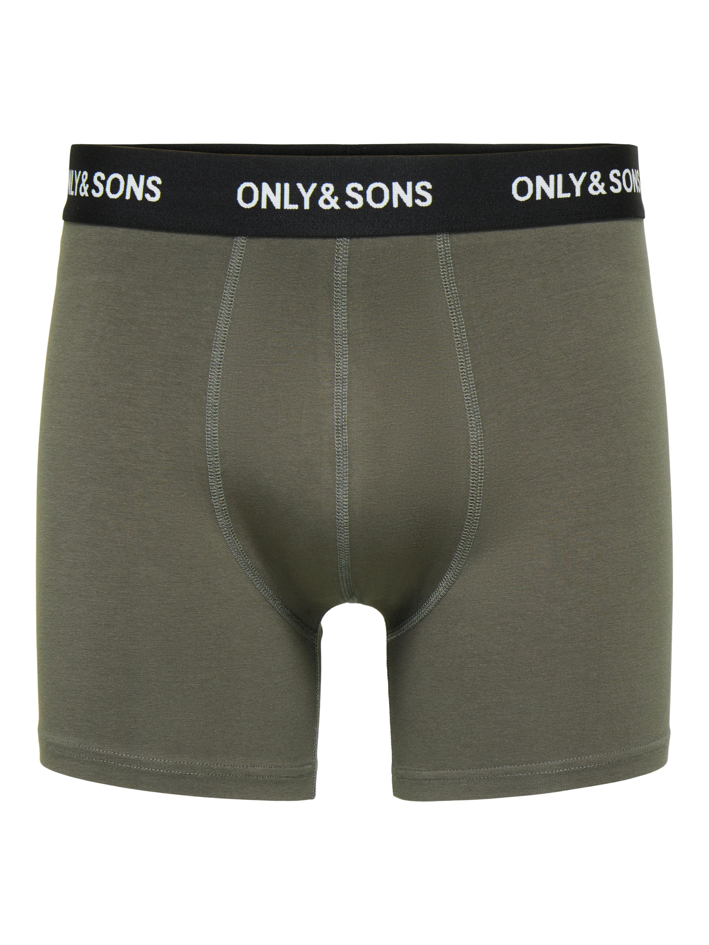 ONLY & SONS Trunk »ONSFITZ SOLID BLACK BOXER 7-PACK NOOS« Packung, 7 Stk. Baumwollmischung, 7-er Pack