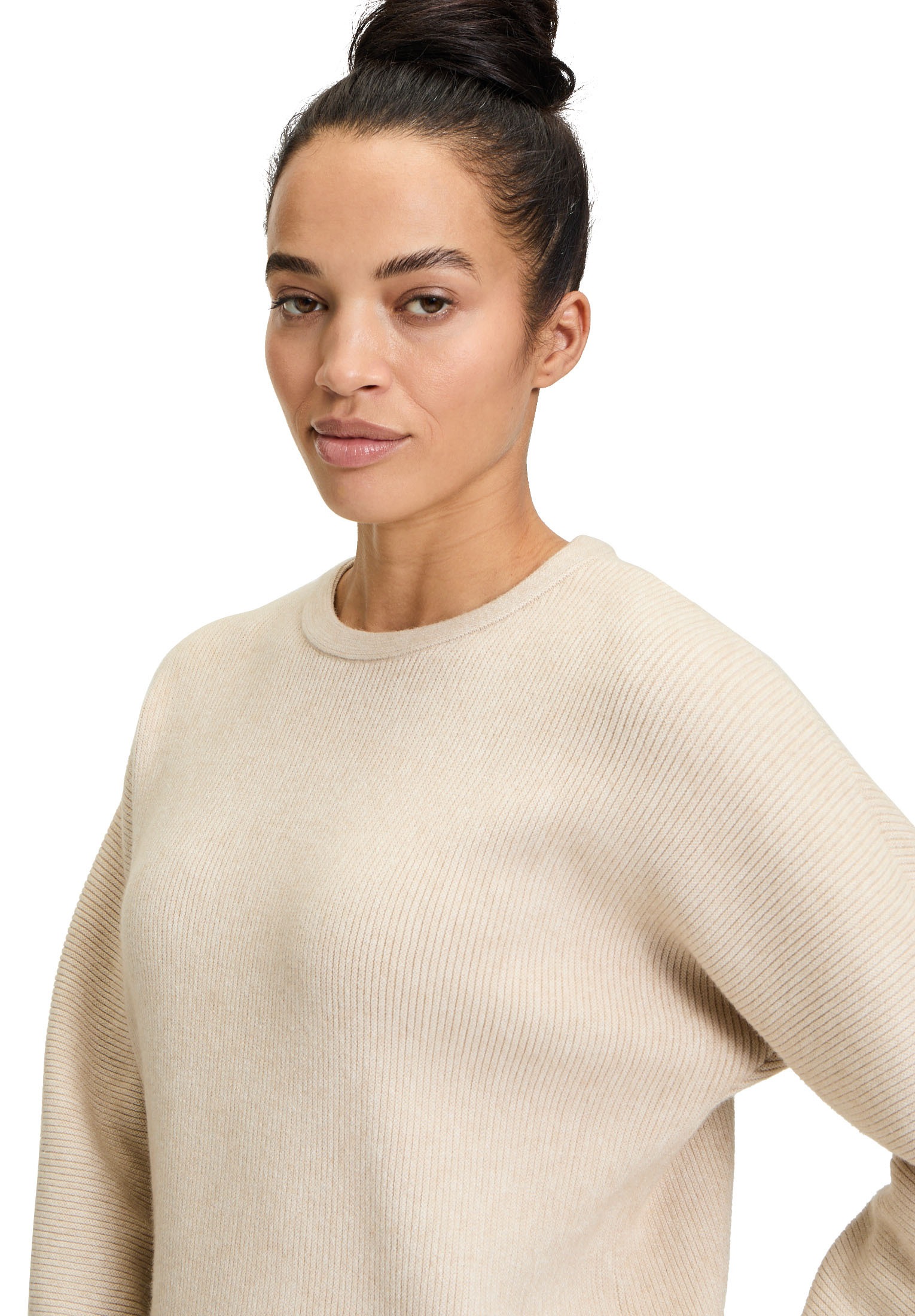 Betty&Co Strickpullover »Strickpullover mit Struktur«