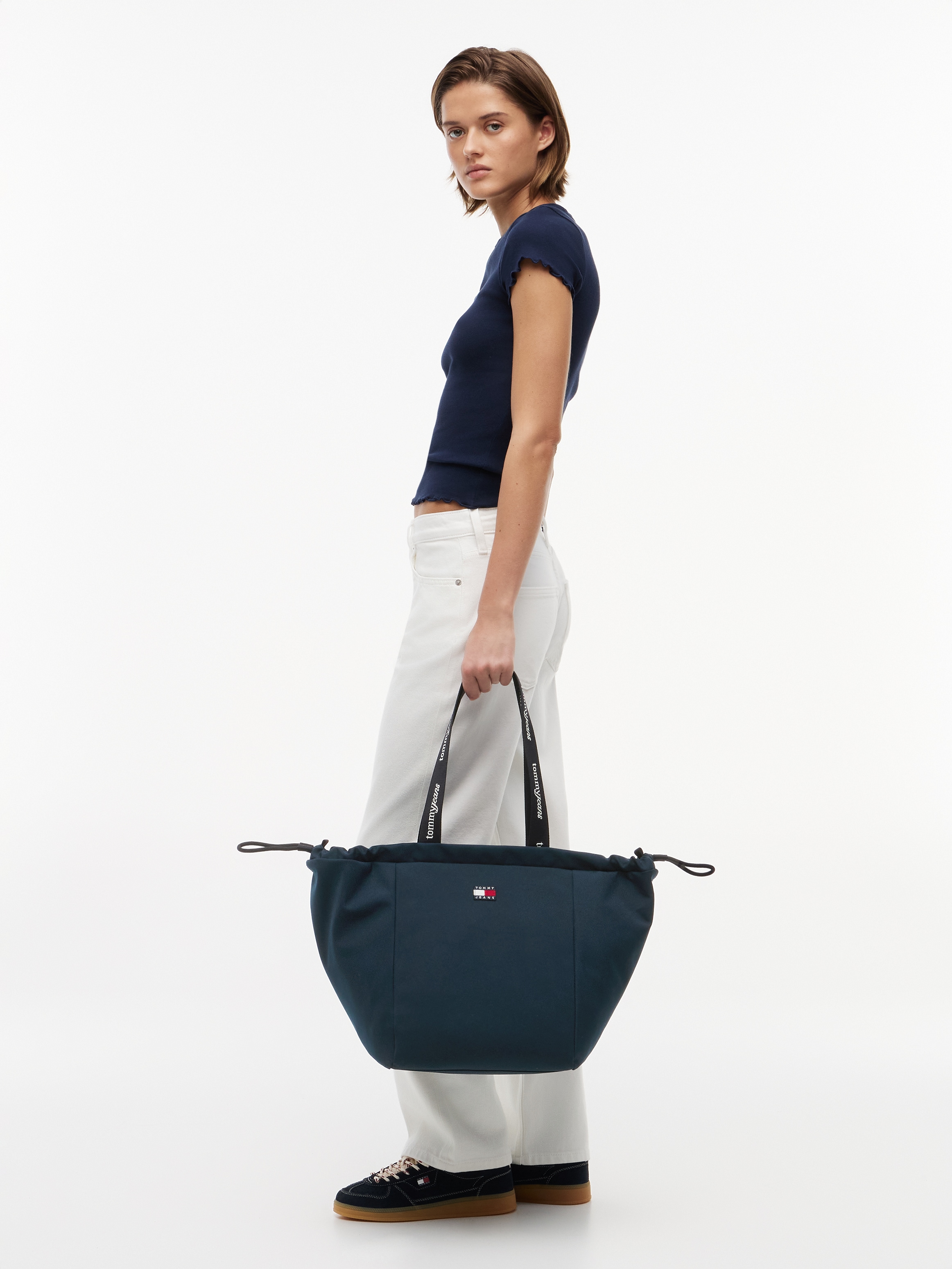 Tommy Jeans Tragetasche »TJW ESS DAILY TOTE« Damen Handtasche, Shopper mit Logoflagge