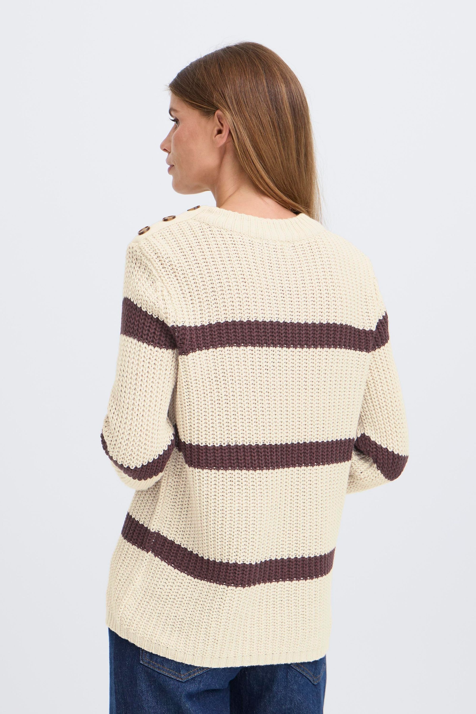 OXMO Strickfleece-Pullover »Strickpullover OXFKANNA«