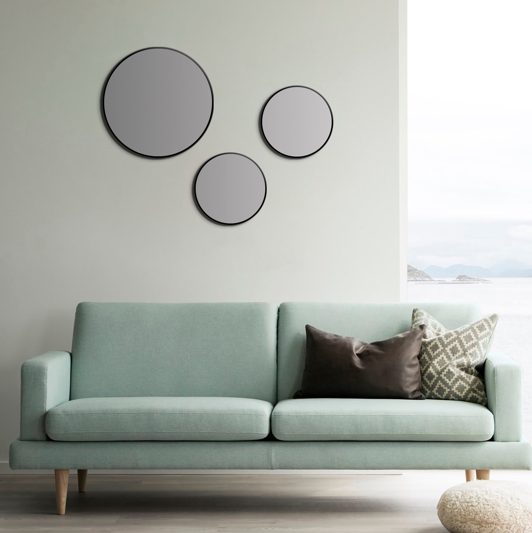 Talos Badspiegel »Picasso« hochwertiger Aluminiumrahmen