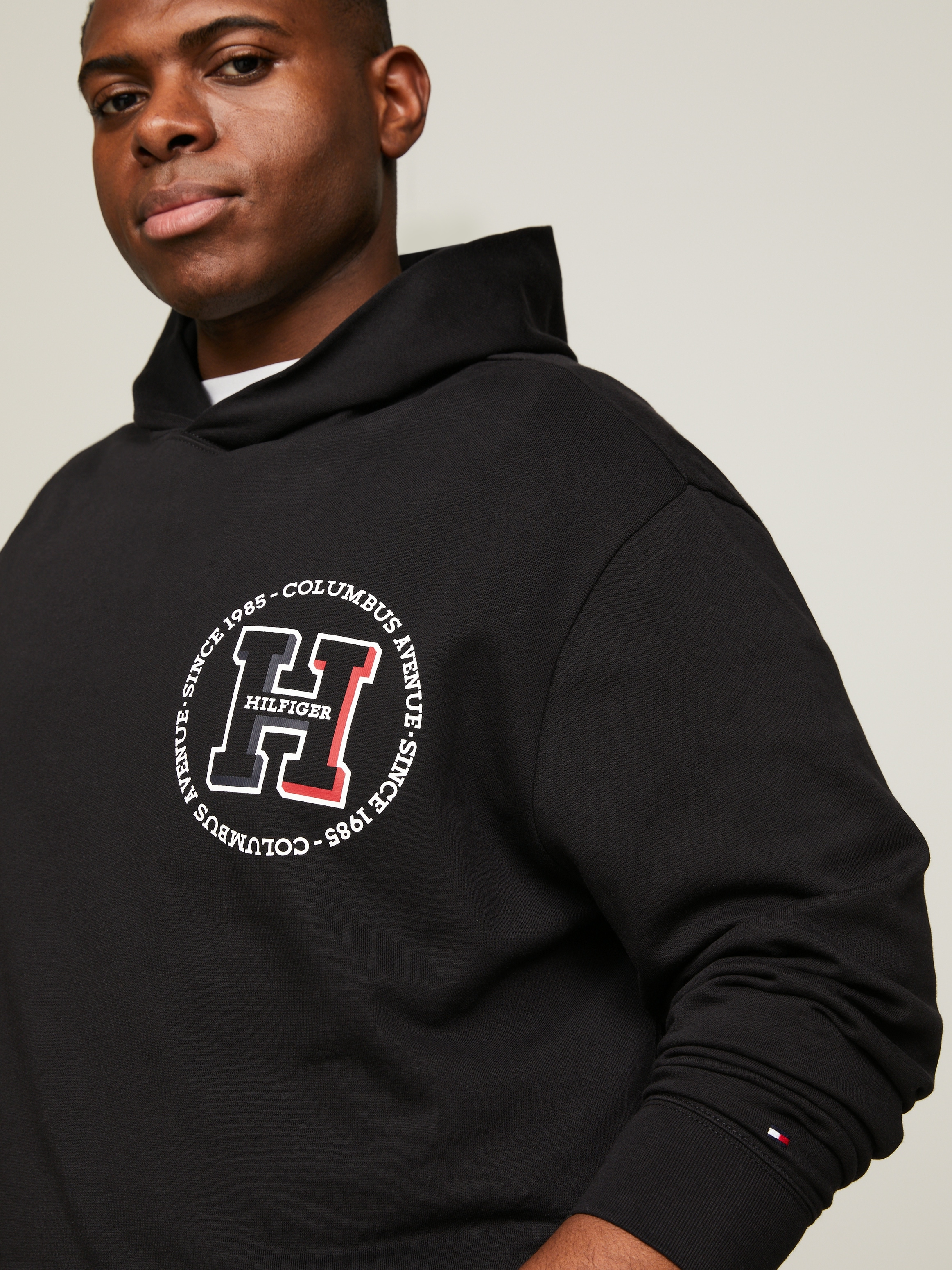 Tommy Hilfiger Big & Tall Hoodie »BT-HILFIGER H ROUNDEL HOODY-B«, Große Größen