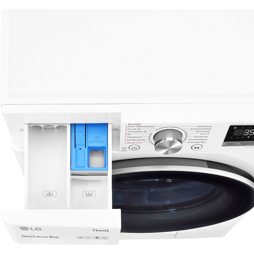 LG Waschmaschine »F6WV709P1«, F6WV709P1, 9 kg, 1600 U/min