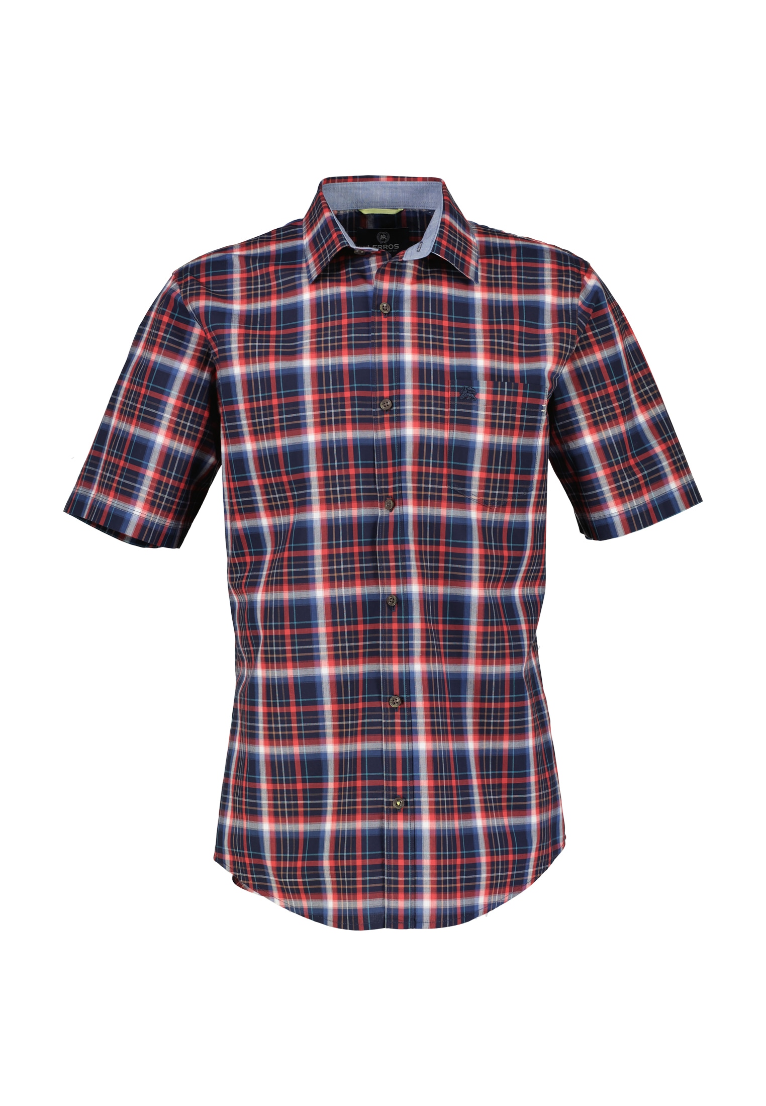 LERROS Kurzarmhemd »LERROS Halbarmhemd *Poplin Check*«