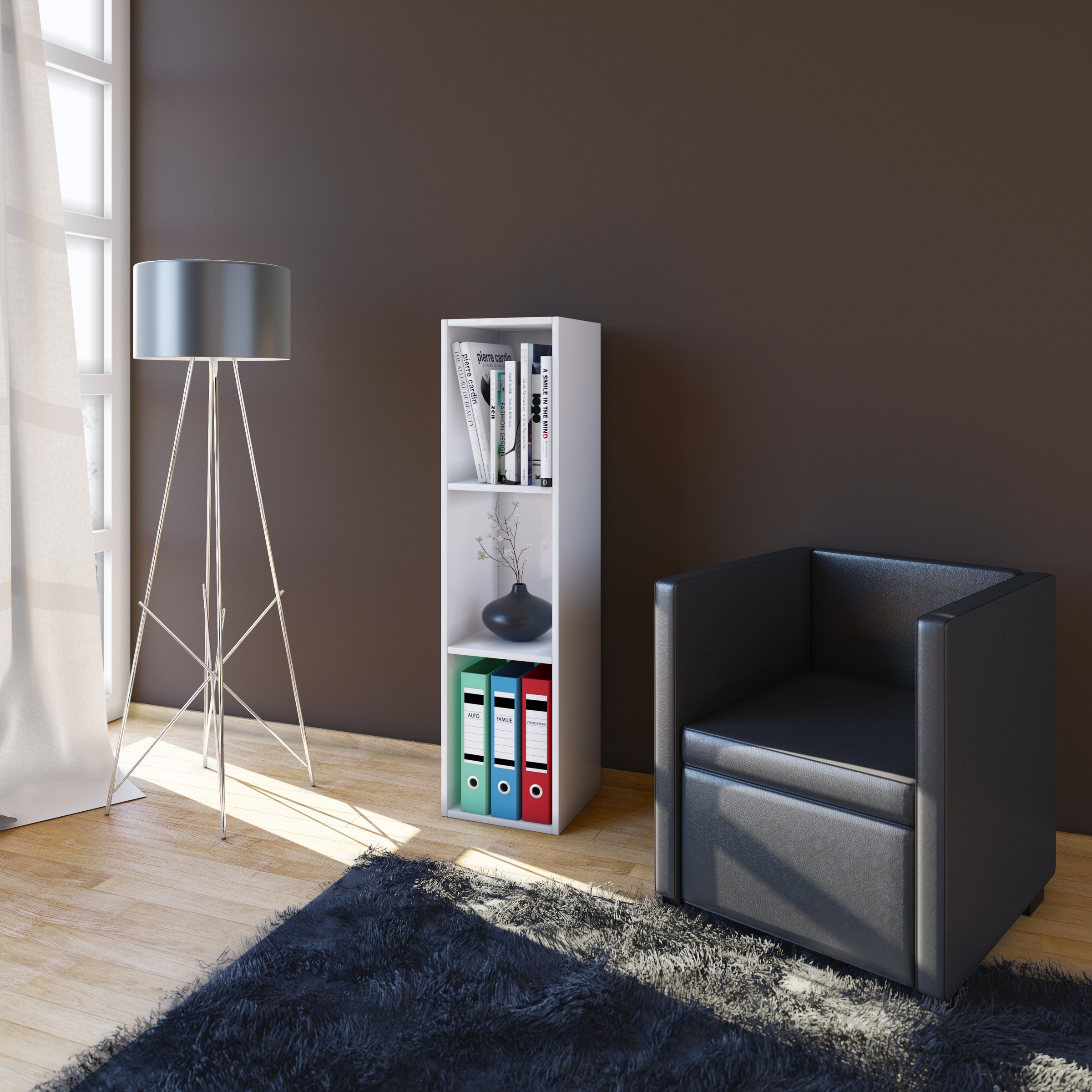 VCM Standregal »Holz Stand Regal Aufbewahrung Deko Bücher Mendas 3«