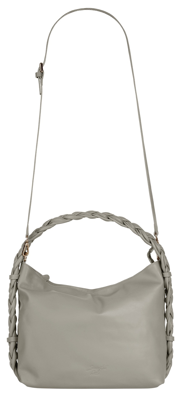 Samantha Look Umhängetasche echt Leder, Made in Italy