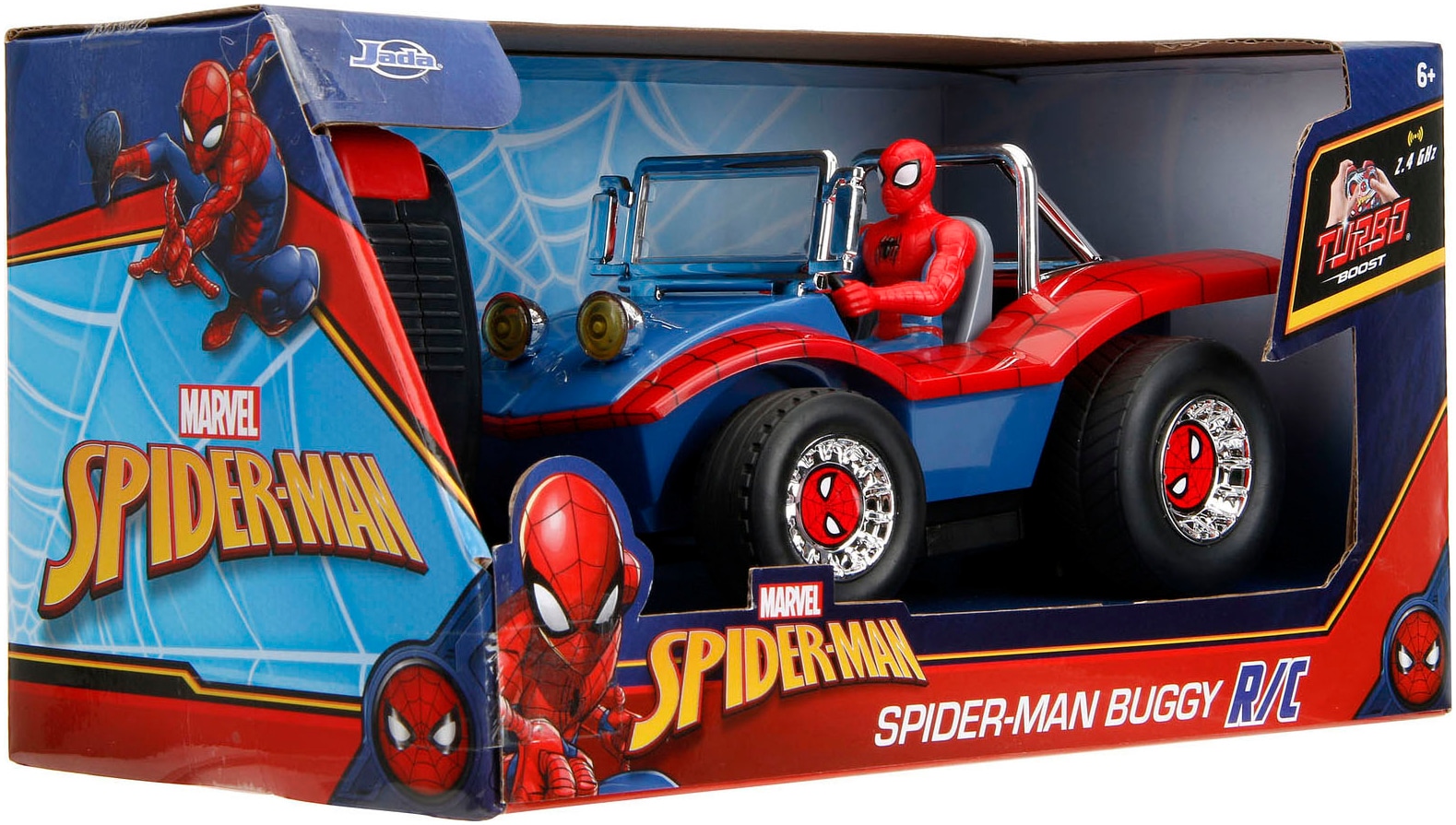 JADA RC-Buggy »Marvel Spider-Man RC Buggy, 1:24, 2,4GHz«