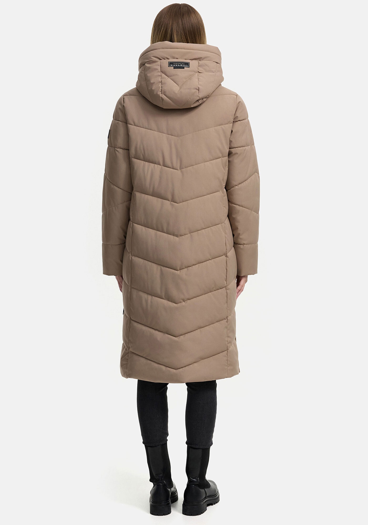 Navahoo Winterjacke »Navahoo Schmatzibaer lange Damen Winter Steppjacke N009«
