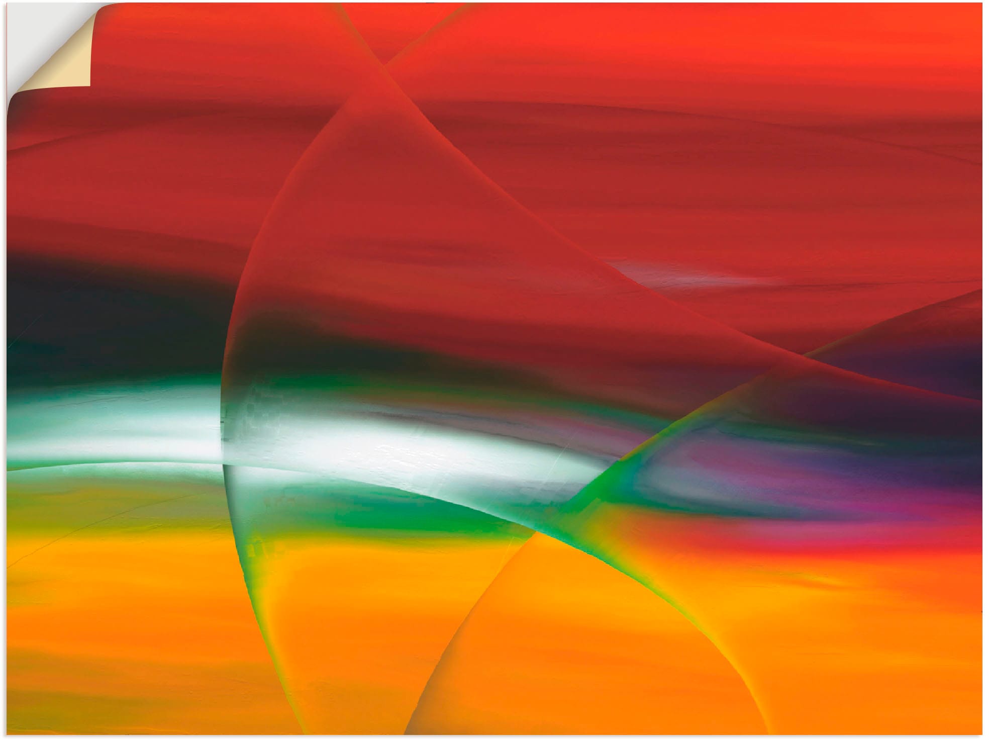 Artland Wandbild »Modern IV«, Gegenstandslos, (1 St.), in vielen Größen & Produktarten -Leinwandbild, Poster, Wandaufkleber / Wandtattoo auch für Badezimmer geeignet