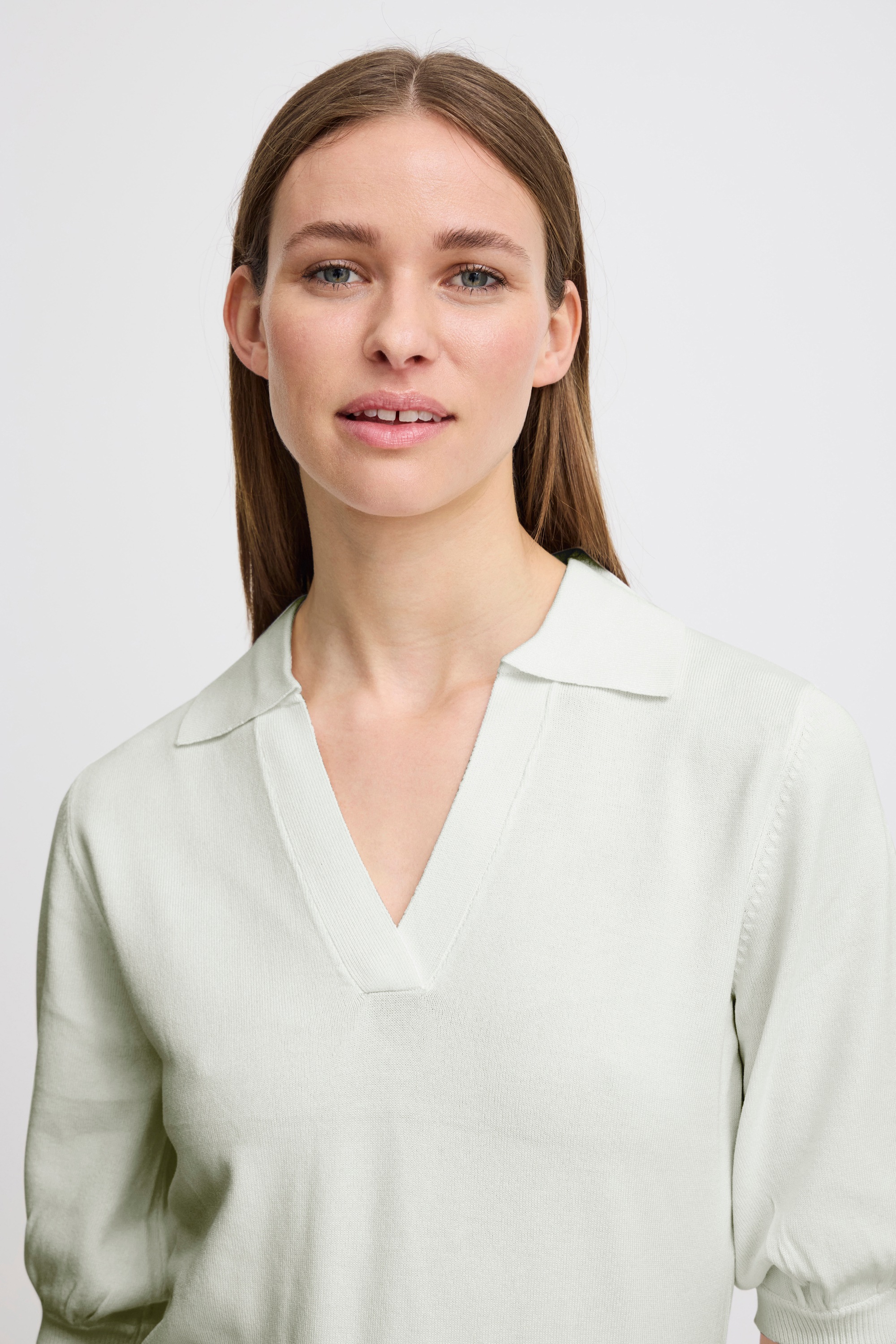 b.young Kurzarmpullover »Damen Strickpullover kurzarm BYMMORLA«