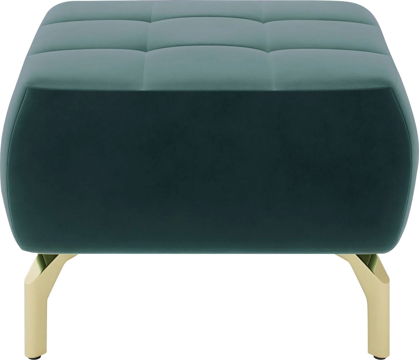 sit&more Polsterhocker »Orient 1«, goldfarbene Metallfüße