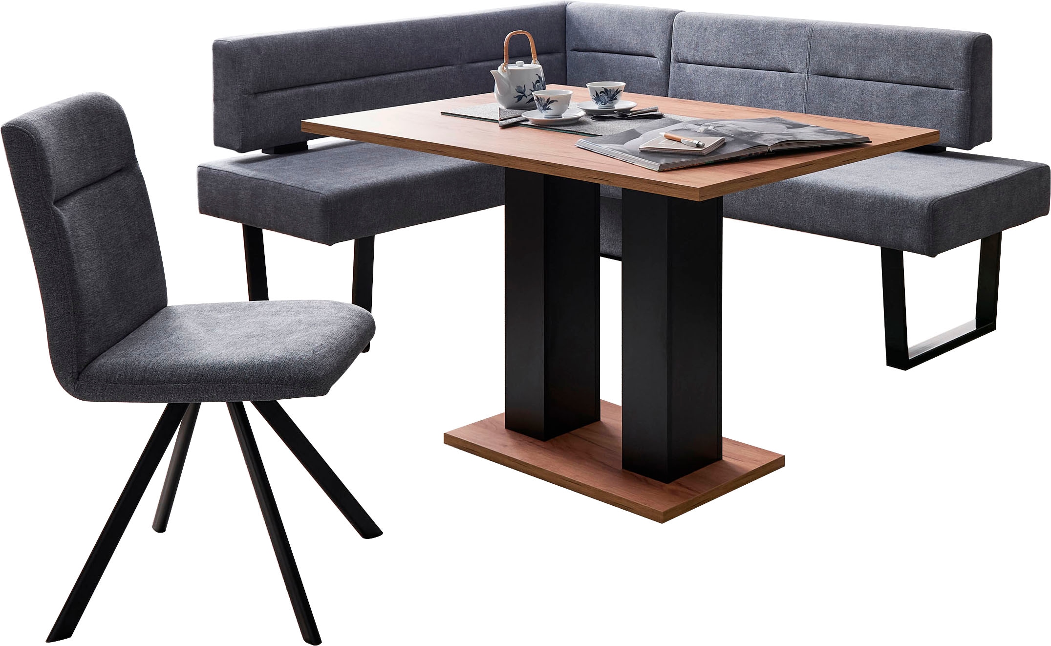 massivline&more Eckbankgruppe »Martina« 5 Stk. tlg. frei im Raum stellbar