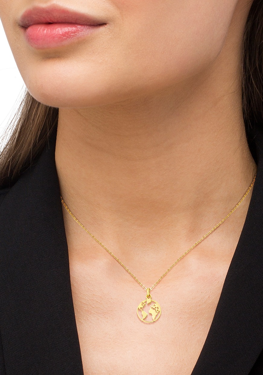 Amor Kette mit Anhänger »Weltkugel«