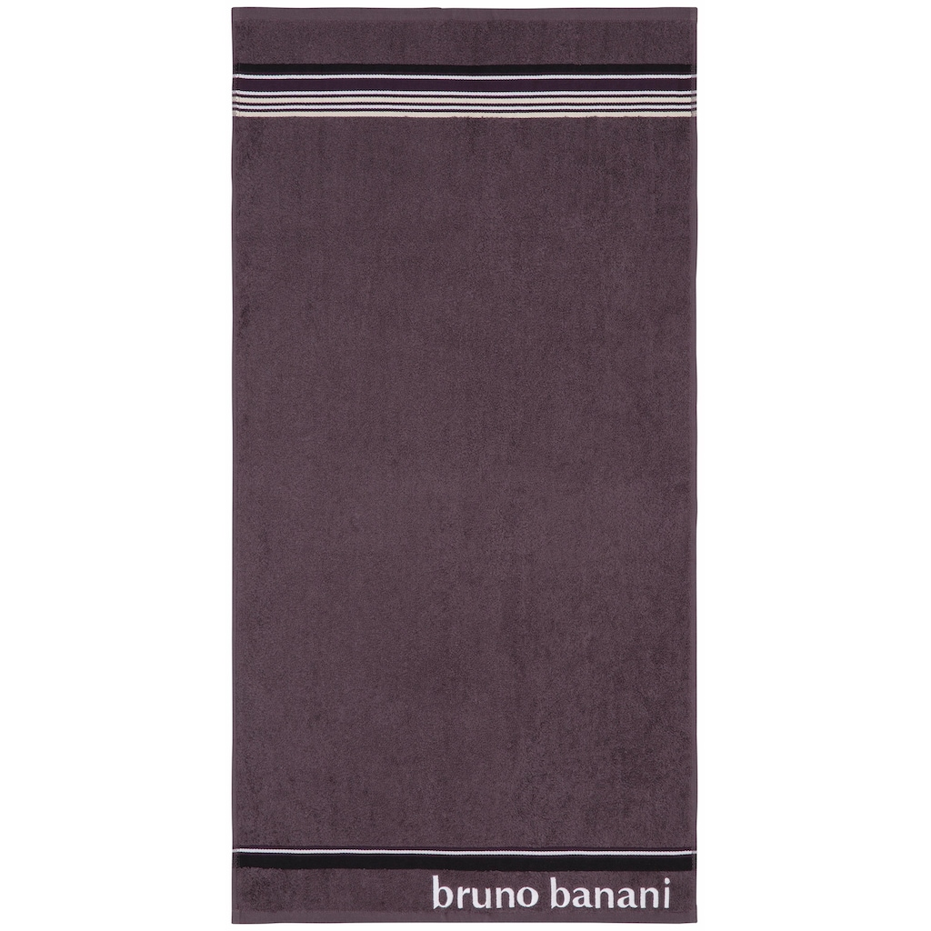 Bruno Banani Handtuch Set »Maja«, (Set, 7 St., 1 Duschtuch-2 Handtücher-2 Gästetücher-2 Waschhandschuhe)