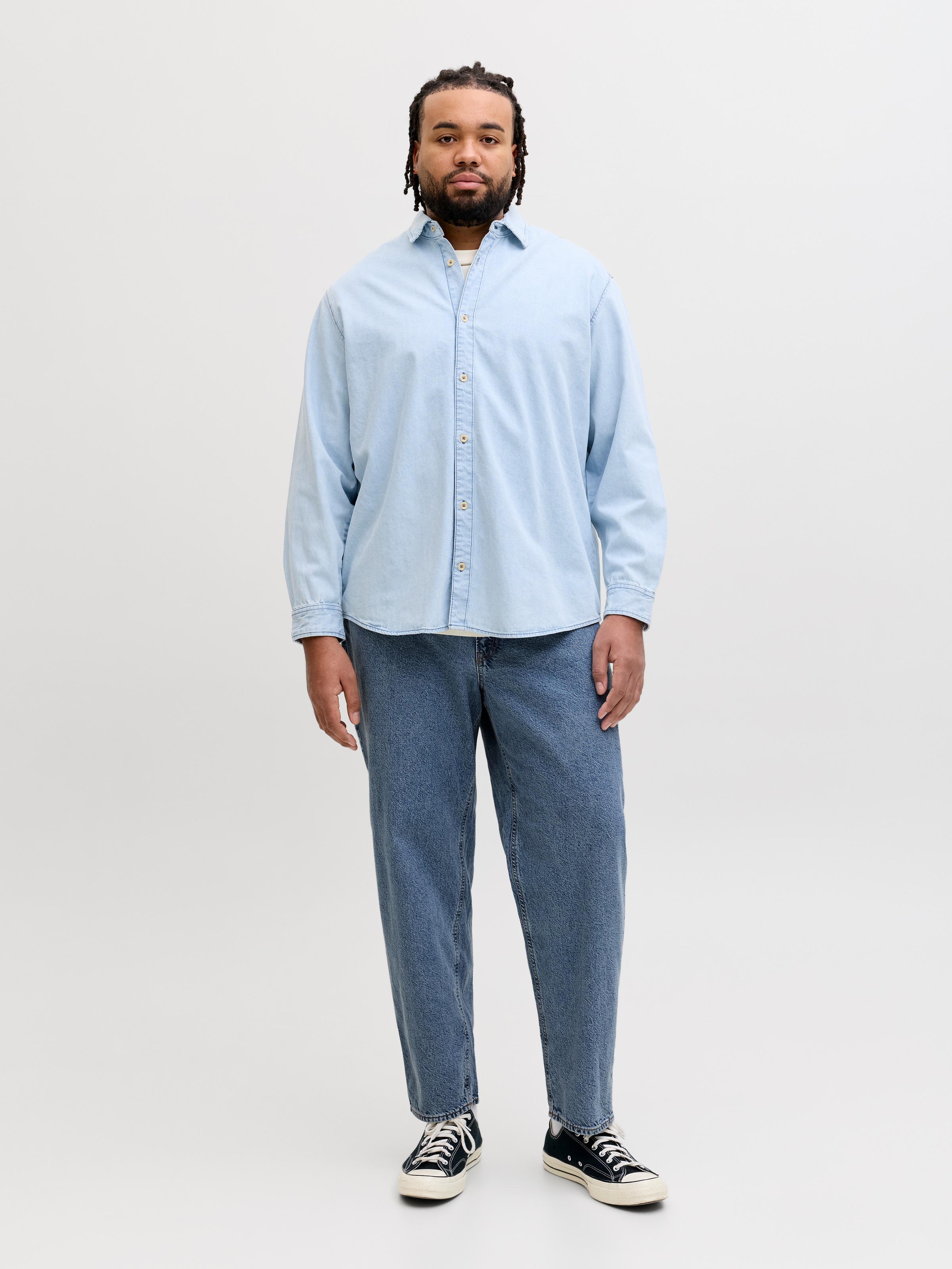 Jack & Jones PlusSize Relax-fit-Jeans »JJICHRIS JJORIGINAL SQ 7« mit Five-Pocket-Design