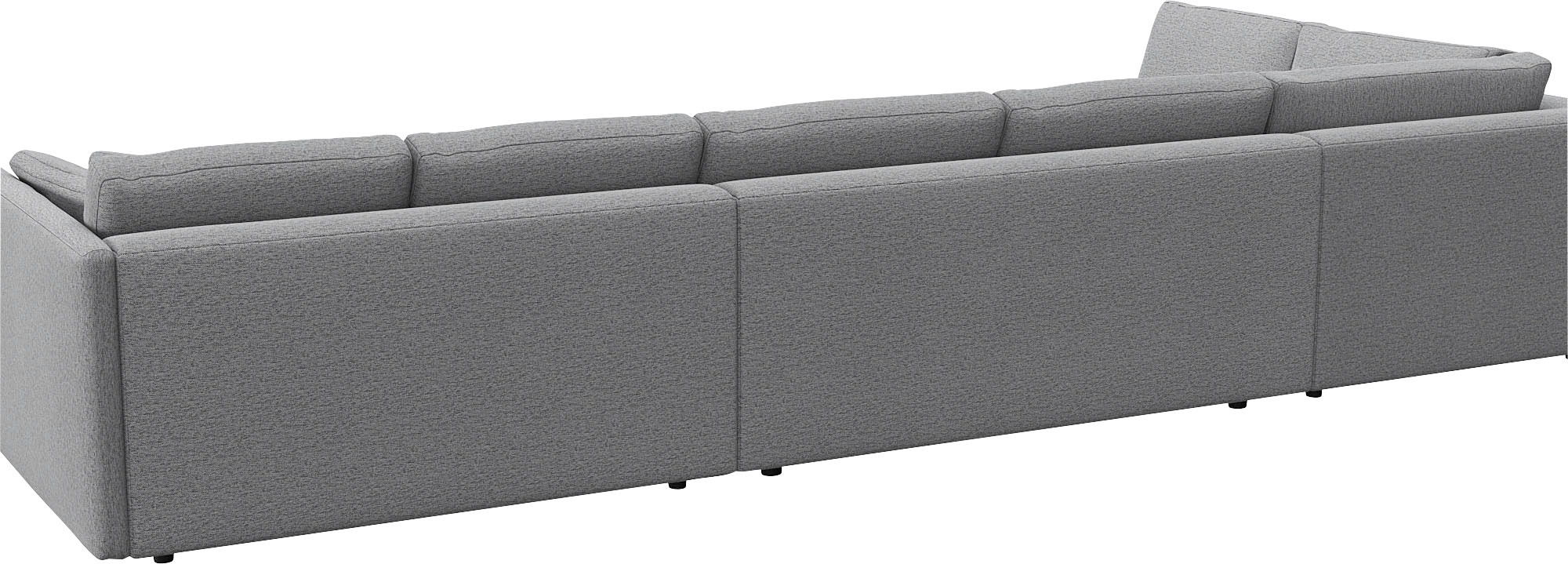 FLEXLUX Wohnlandschaft »Lovane, U-Form, bequem und komfortabel«, Weich & anschmiegsam, große Sitztiefe auf Kaltschaum, Dekokissen inkl.