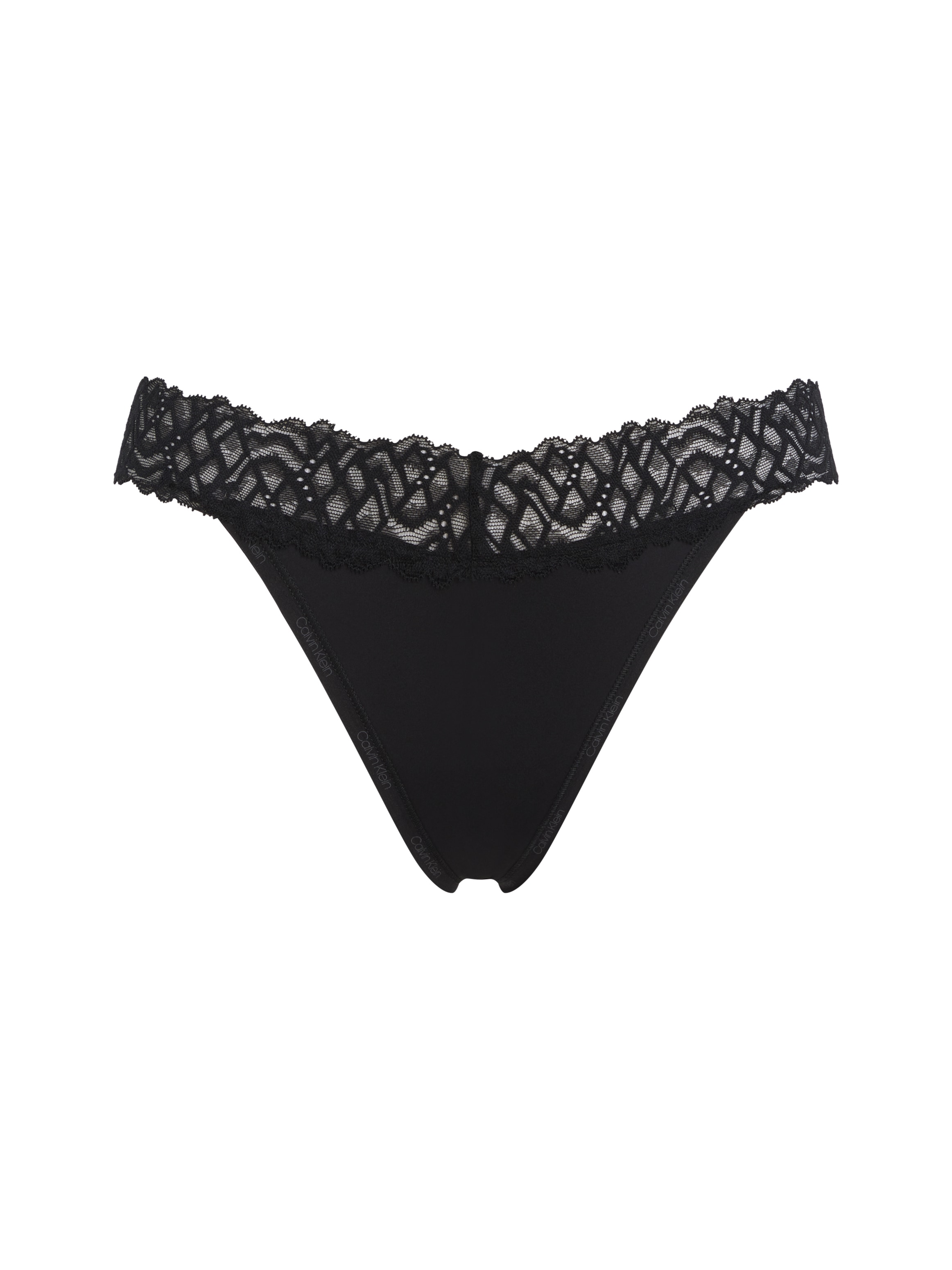 Calvin Klein Underwear Stringtanga »THONG«, mit Spitze am Bund