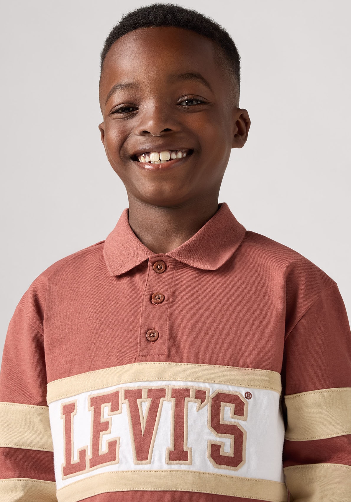 Levi's® Kids Langarm-Poloshirt »LVB RELAXED LS POLO«, mit Markenschriftzug for BOYS