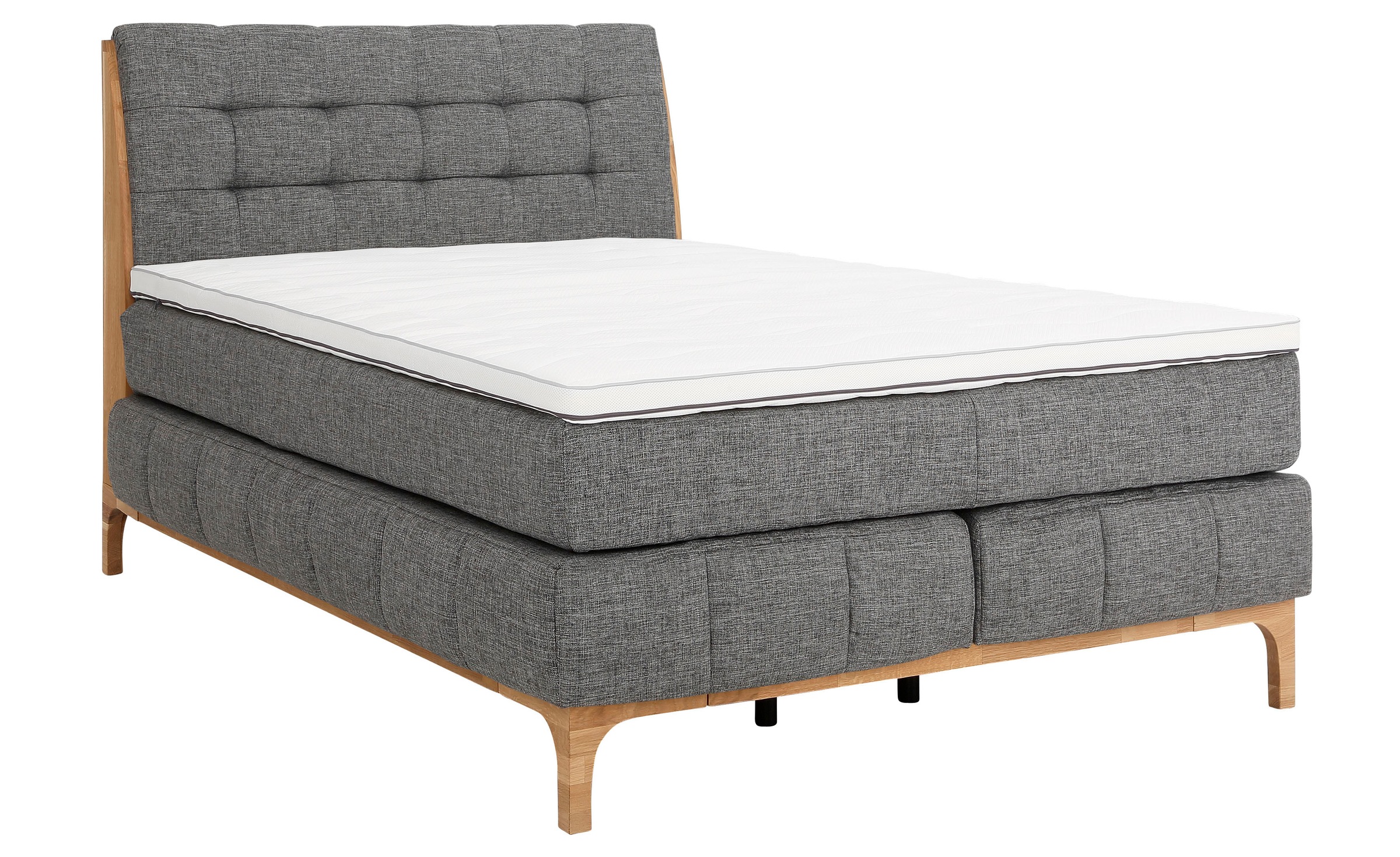 OTTO home Boxspringbett »Jelle« 5 Stk. tlg. zertifizierte, recycelte Bezugsstoffe, verschiedene Ausführungen