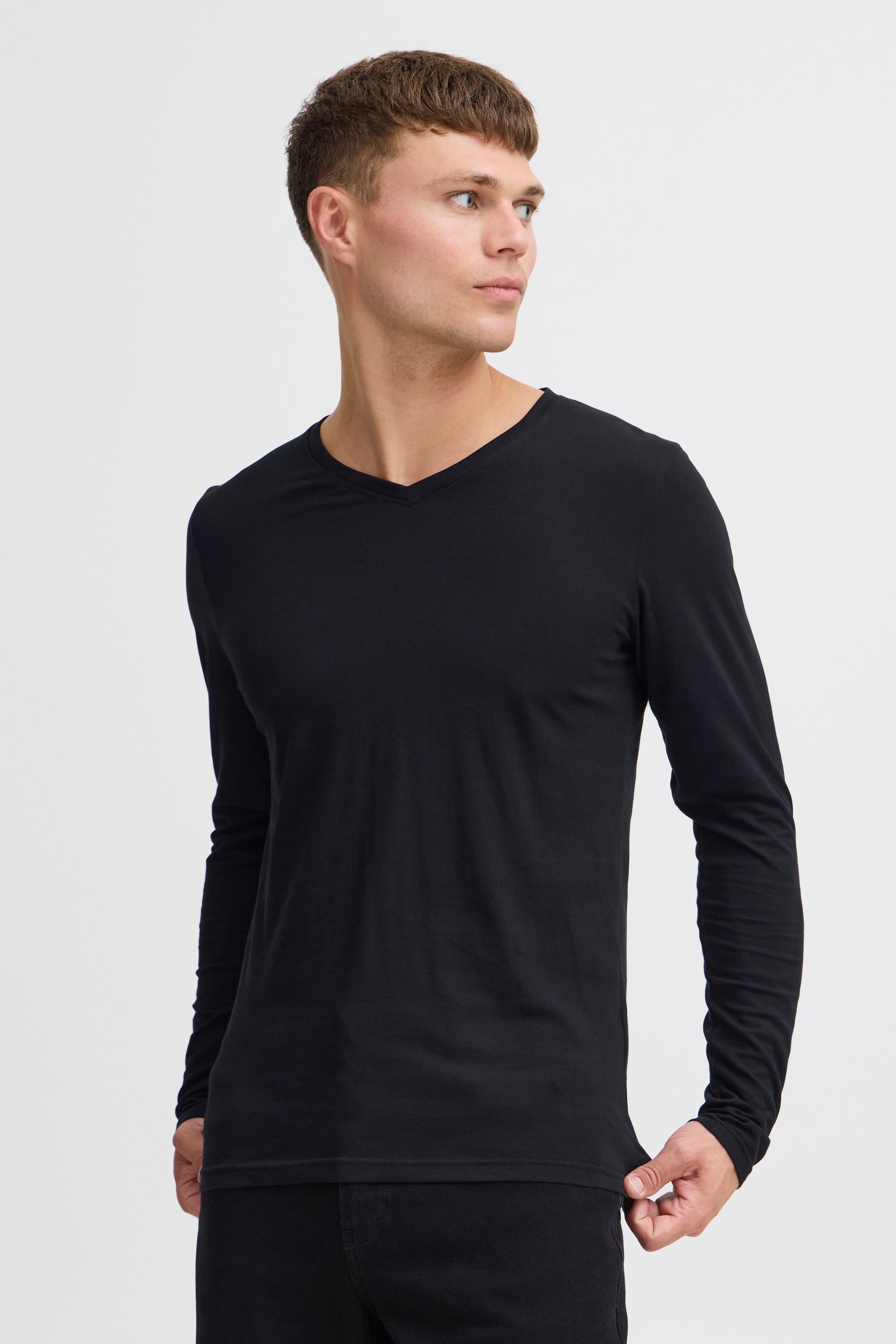 !Solid V-Shirt »V-Shirt SDBasil«