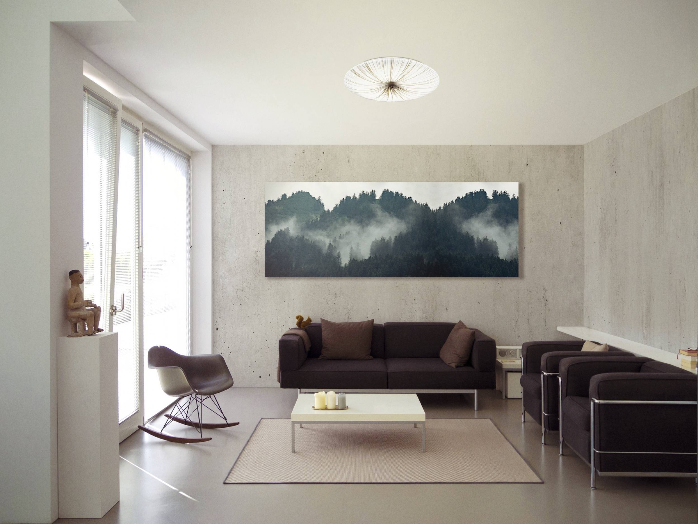 EGLO Deckenleuchte »Nieves Deckenlampe, Flurlampe Metall und Kunststoff, Kristalleffekt« LED-Modul 1 Stk. Warmweiß Wand-/Deckenleuchte - H7 x Ø51 cm - weiß - 8X4,4W inkl.