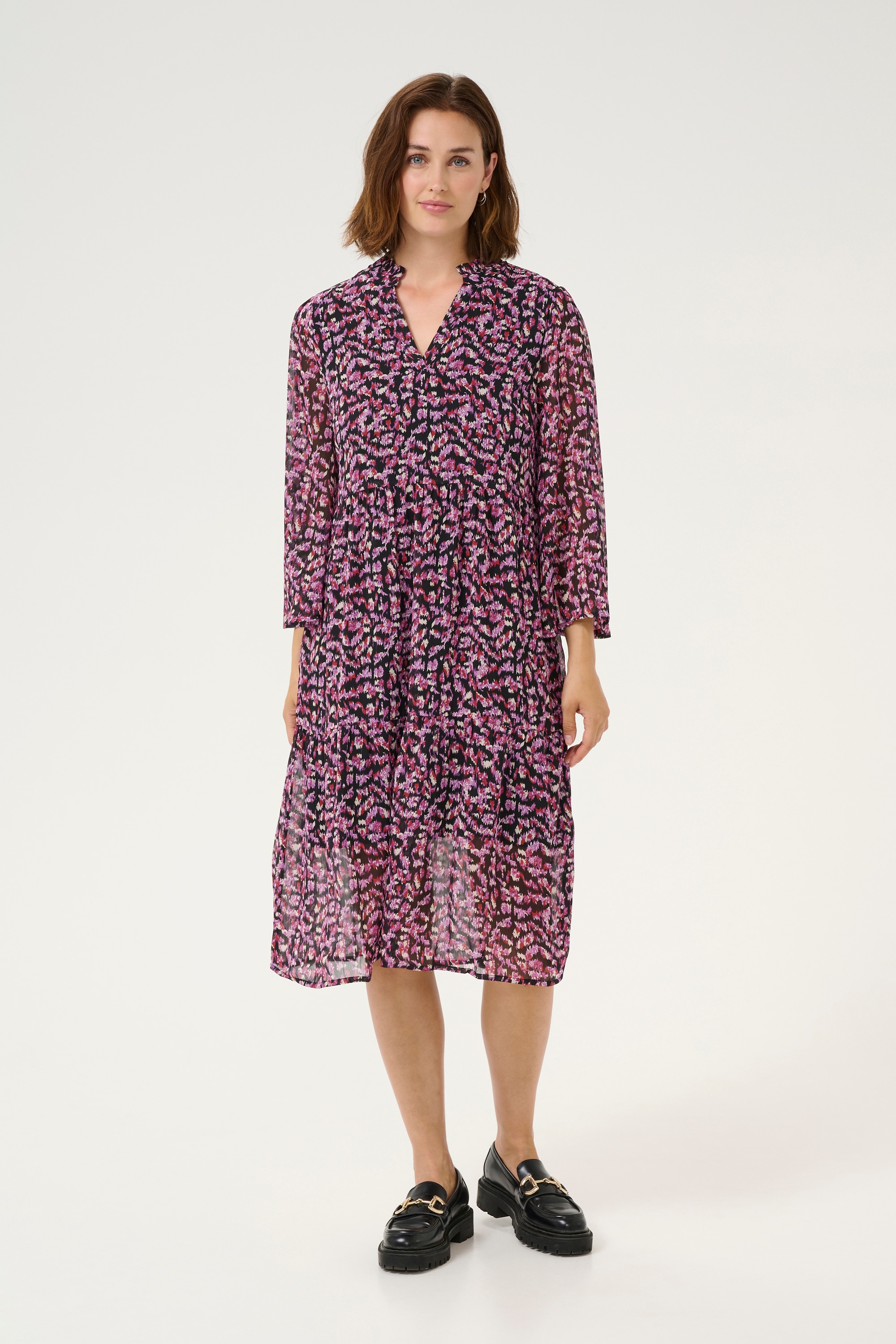 KAFFE Midikleid »Kleid KAsilja«