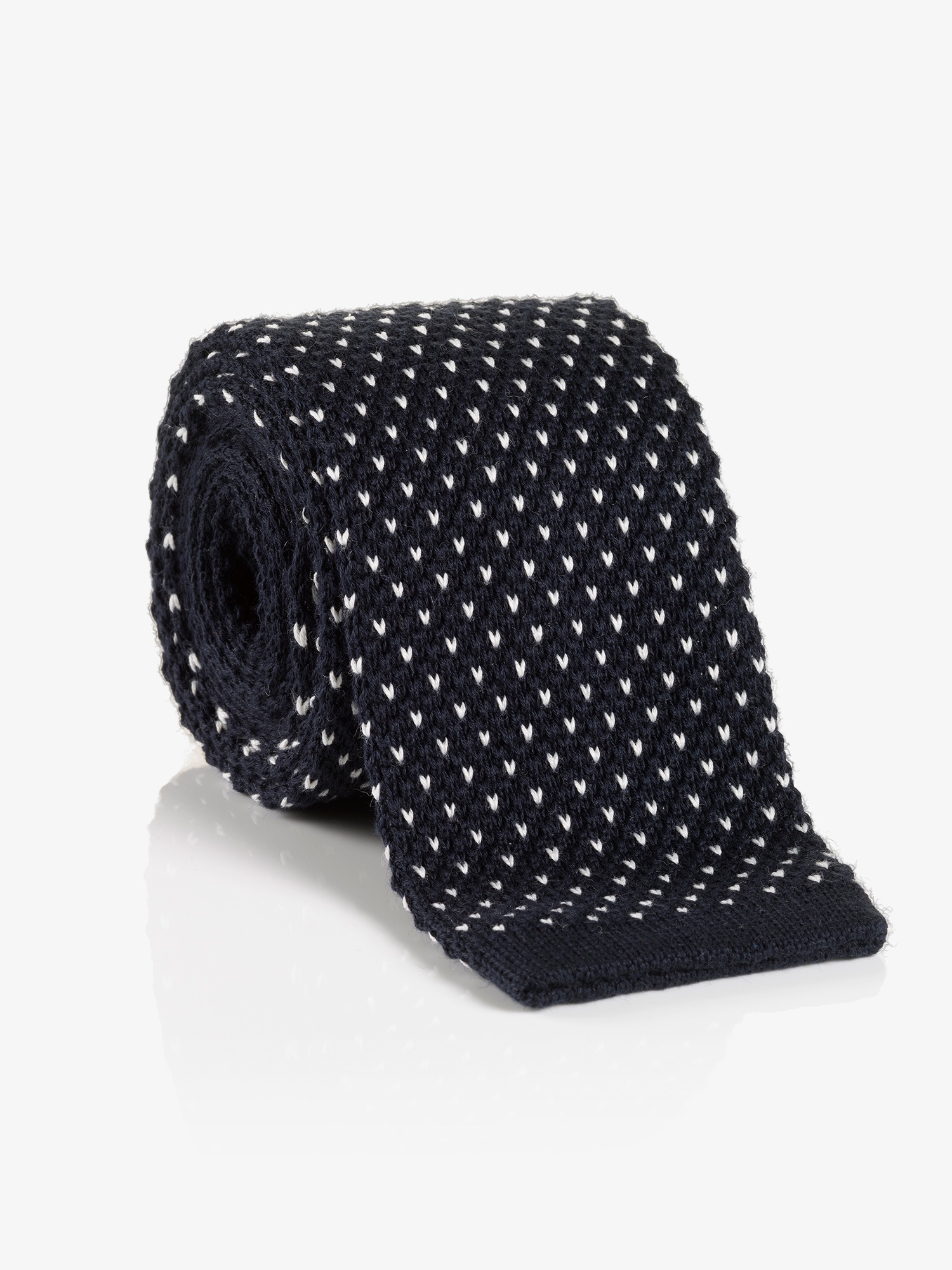 Cinque Herren Krawatte 1 Stk. tlg. mit feinem Hahnentrittstrickmuster in blau