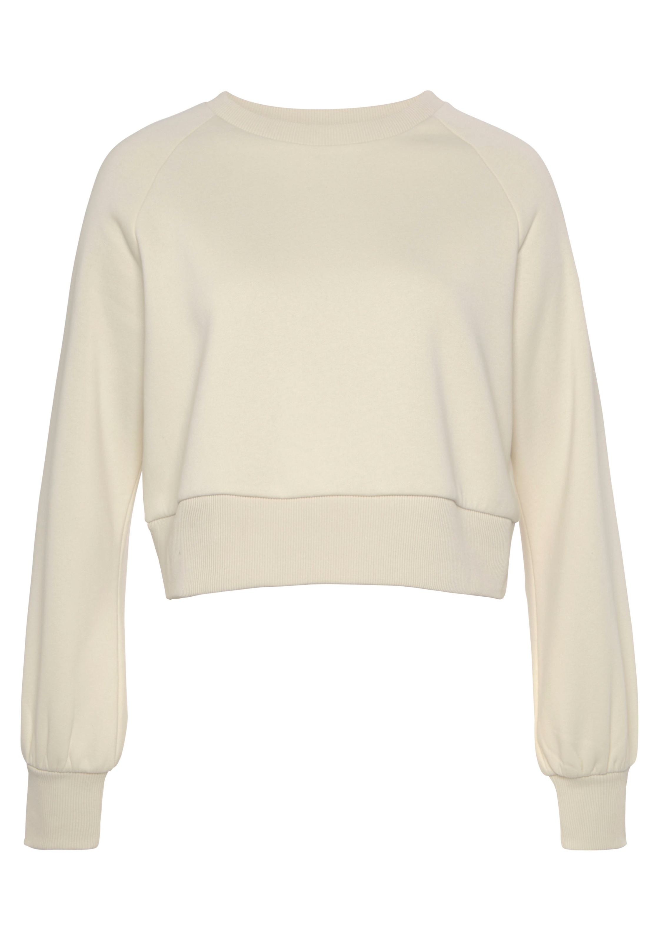 LSCN by LASCANA Sweatshirt, mit Ziernähten, Loungeanzug
