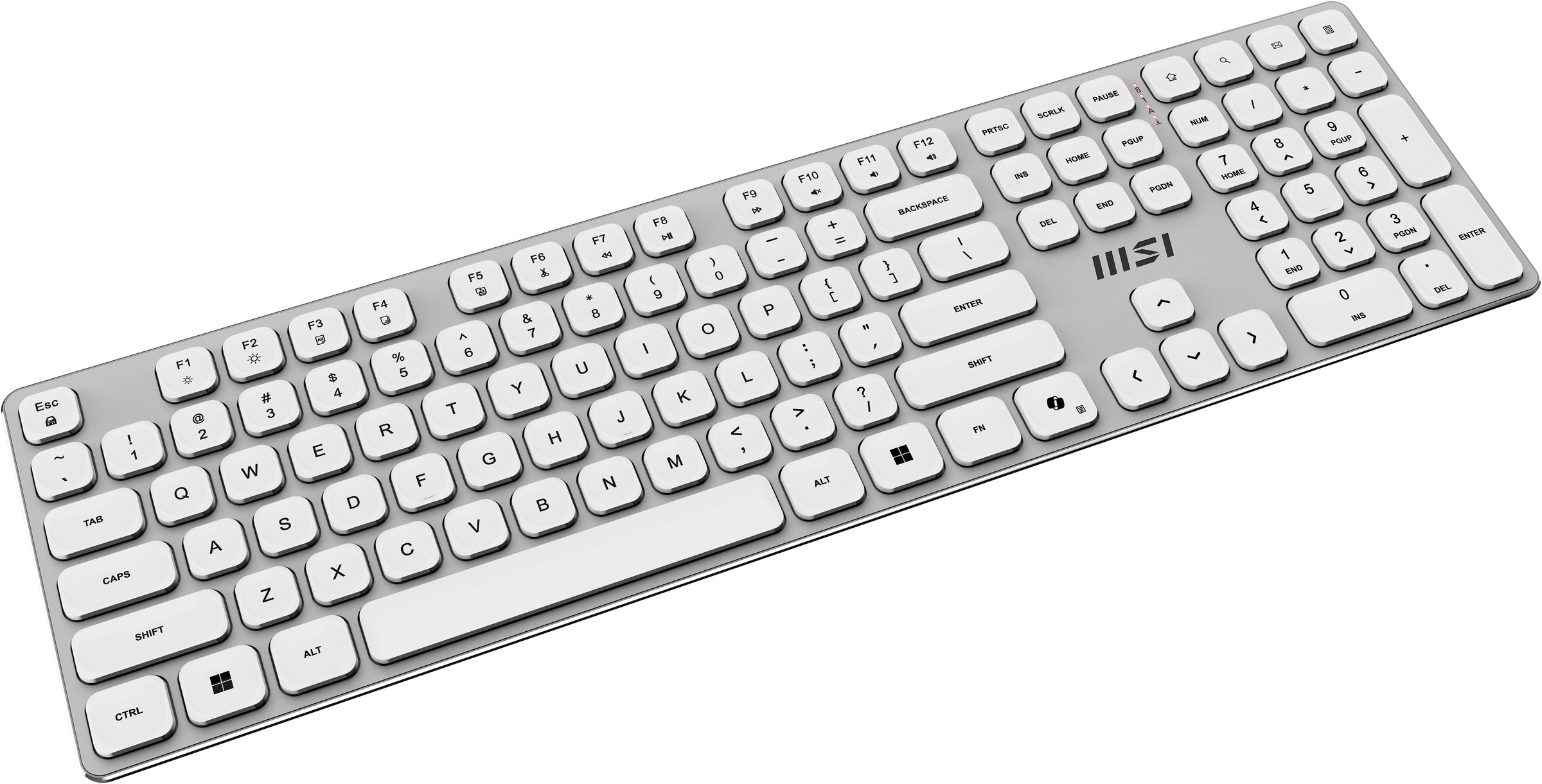 MSI Wireless-Tastatur »Forge K210 Combo« (USB-Anschluss | Ziffernblock | verstellbare Füße)