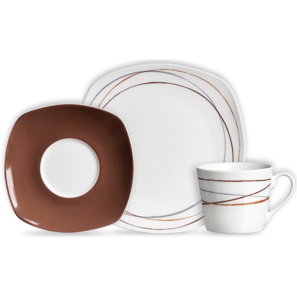 Ritzenhoff & Breker Kaffeeservice »Geschirr-Set, Service Alina Circle«, (Set, 18 tlg.)