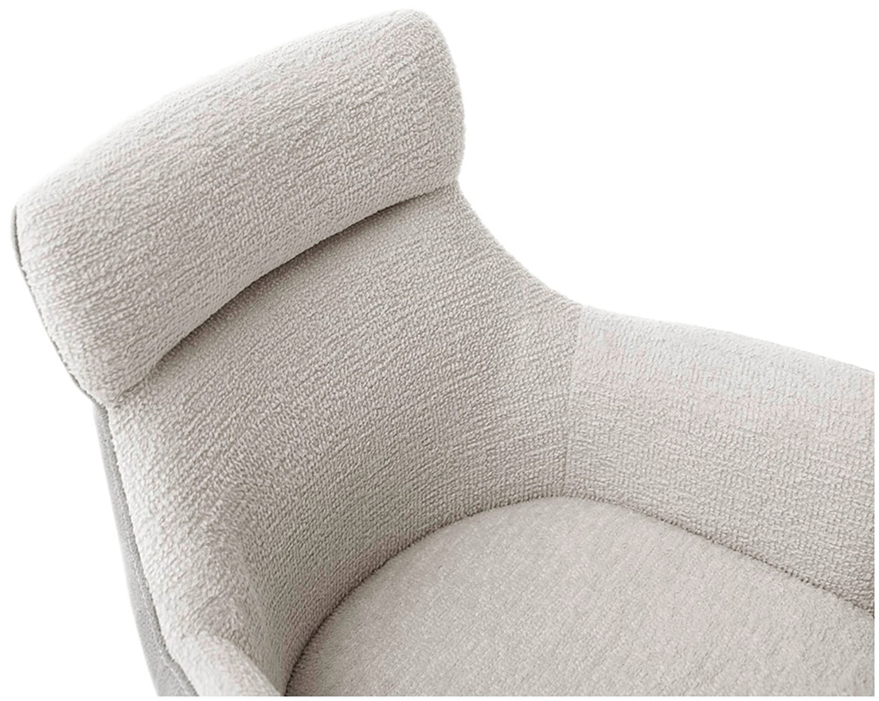 MCA furniture Esszimmerstuhl, Feingewebe, (2er-Set), drehbar 360°, Dreh- & Schwingfunktion, Sitzhöhe ca. 50 cm