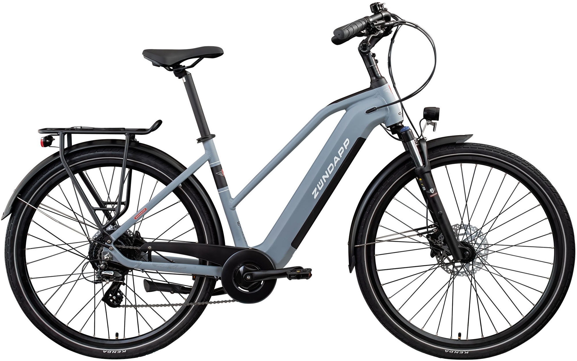 Zündapp »Z810« 24 Gang Shimano Altus RD-M310 Schaltwerk Kettenschaltung Heckmotor 250 W Pedelec, Elektrofahrrad für Damen